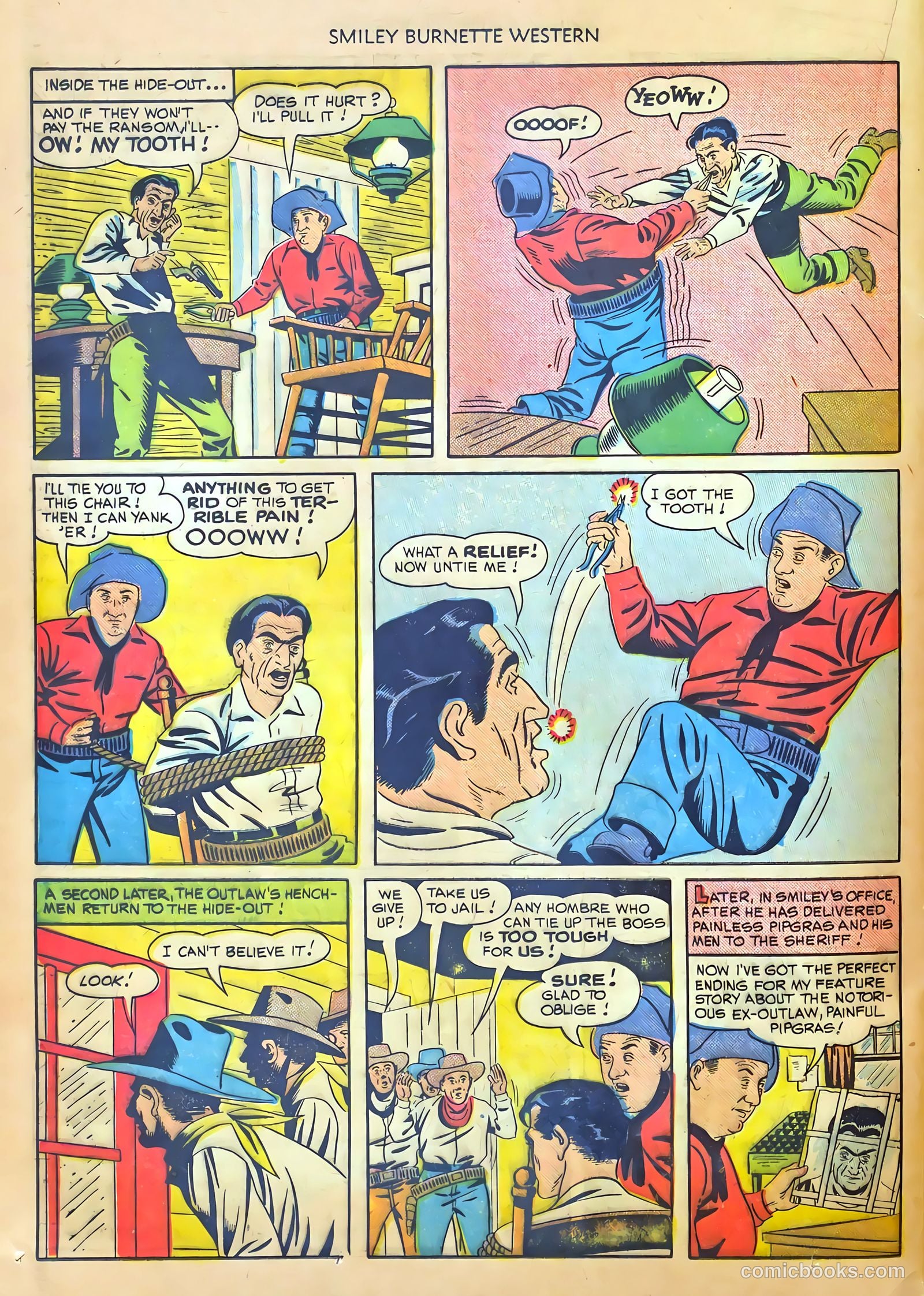 Smiley Burnette Western #3 (1950) — page 24 of 36
