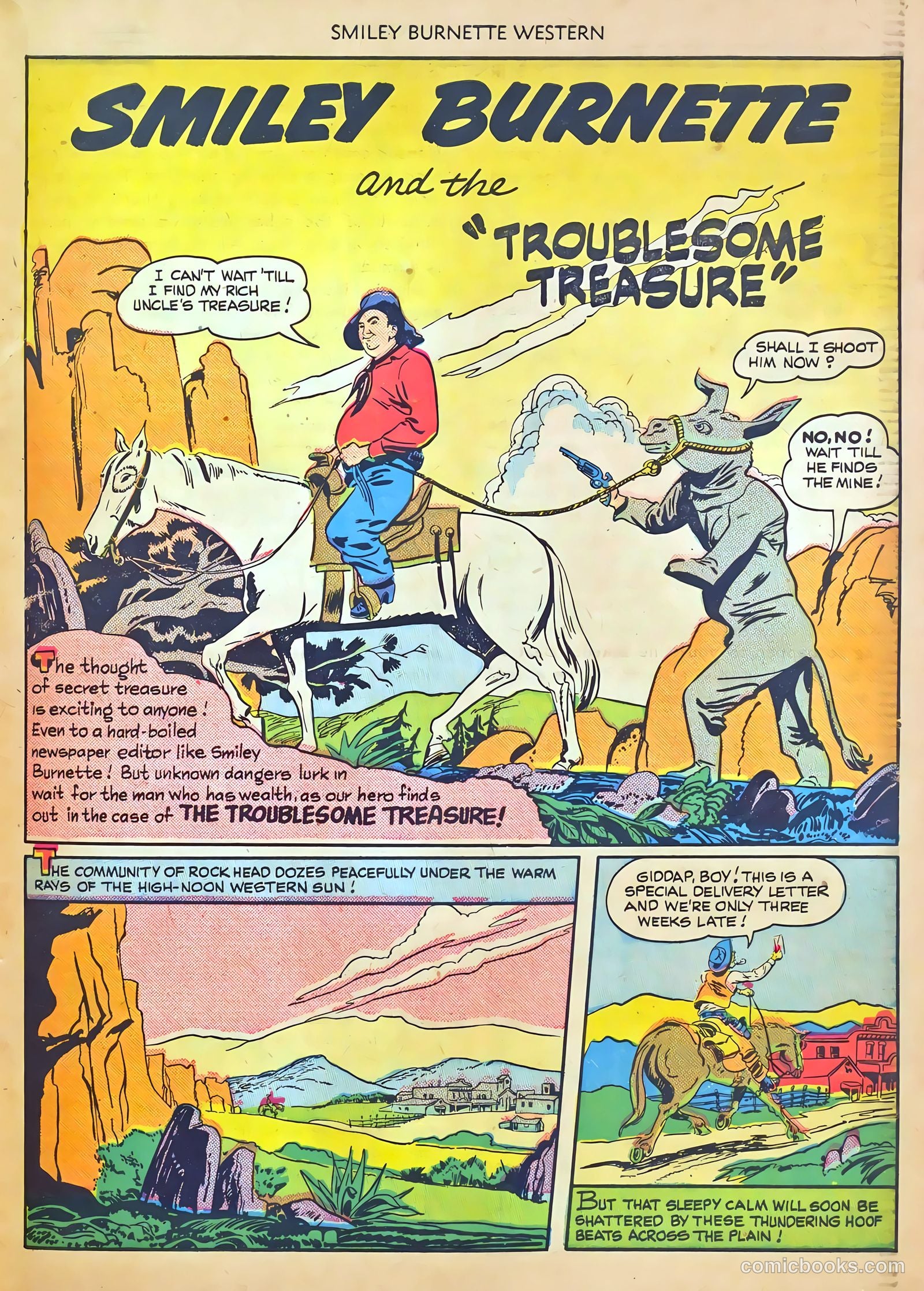 Smiley Burnette Western #3 (1950) — page 27 of 36