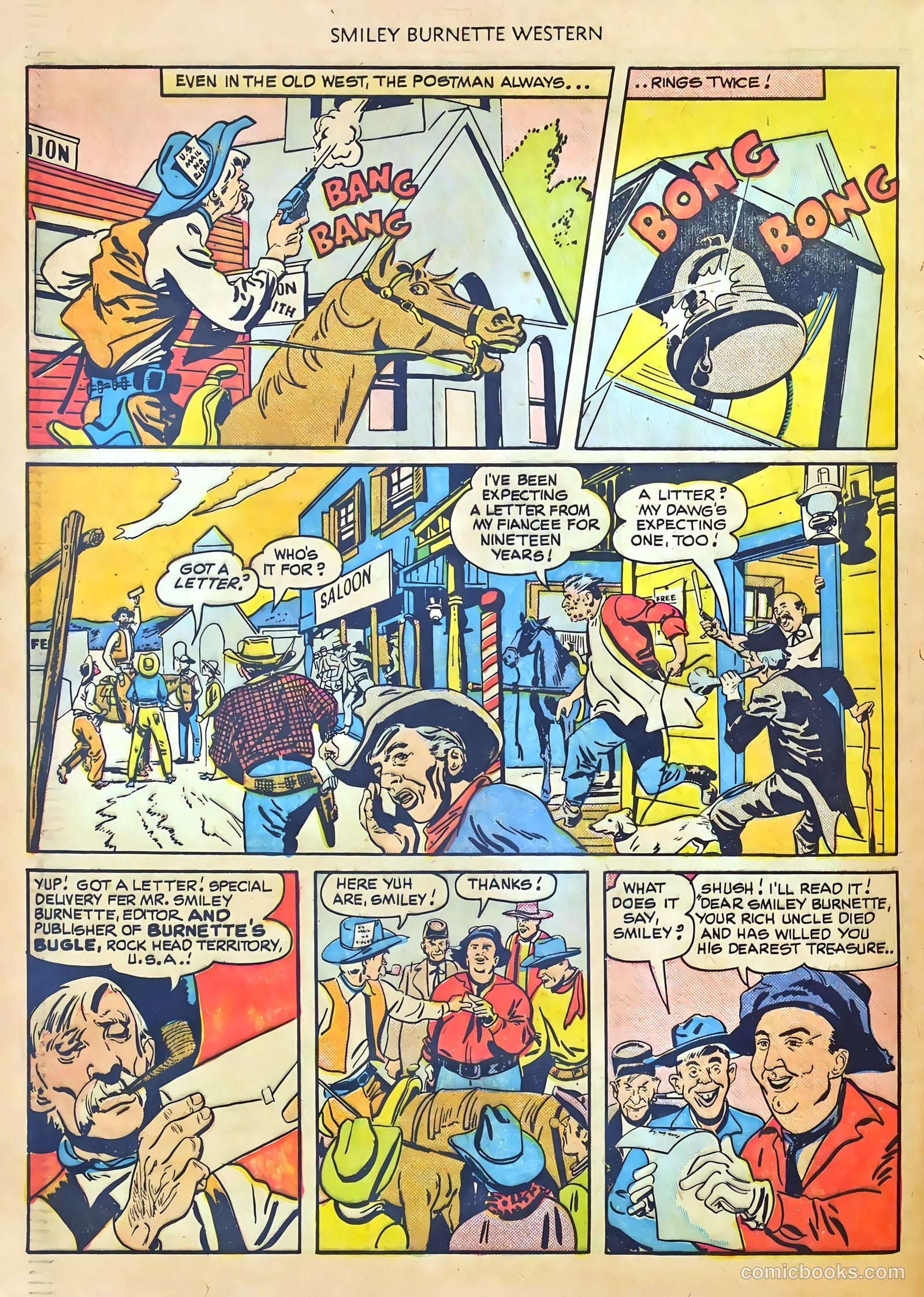 Smiley Burnette Western #3 (1950) — page 28 of 36