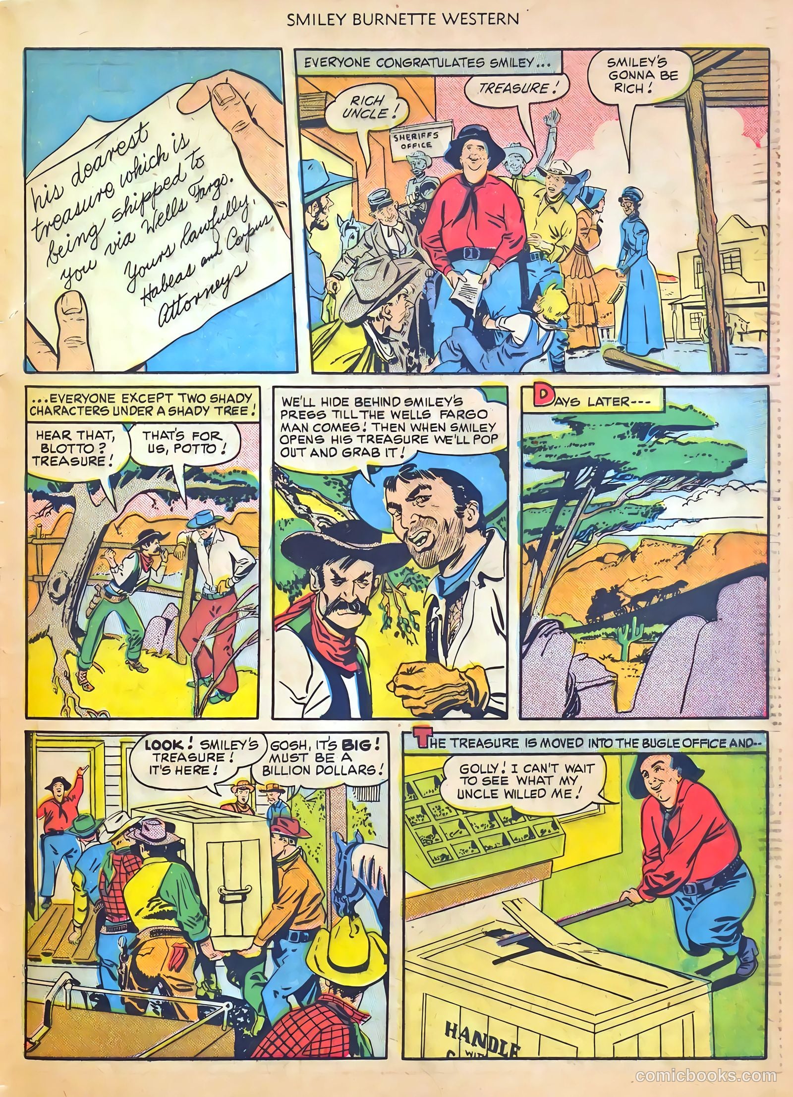Smiley Burnette Western #3 (1950) — page 29 of 36