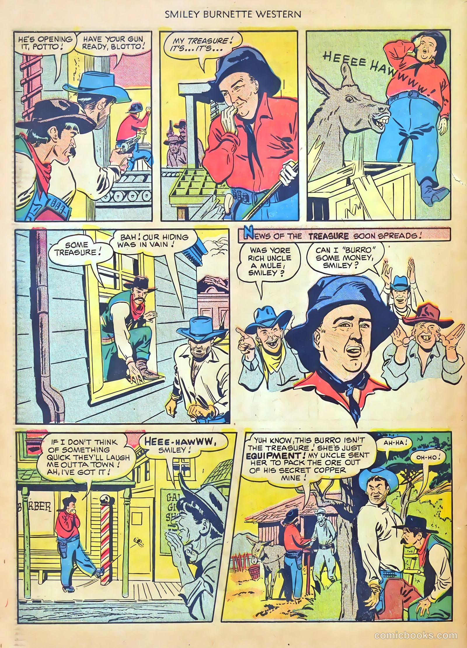 Smiley Burnette Western #3 (1950) — page 30 of 36