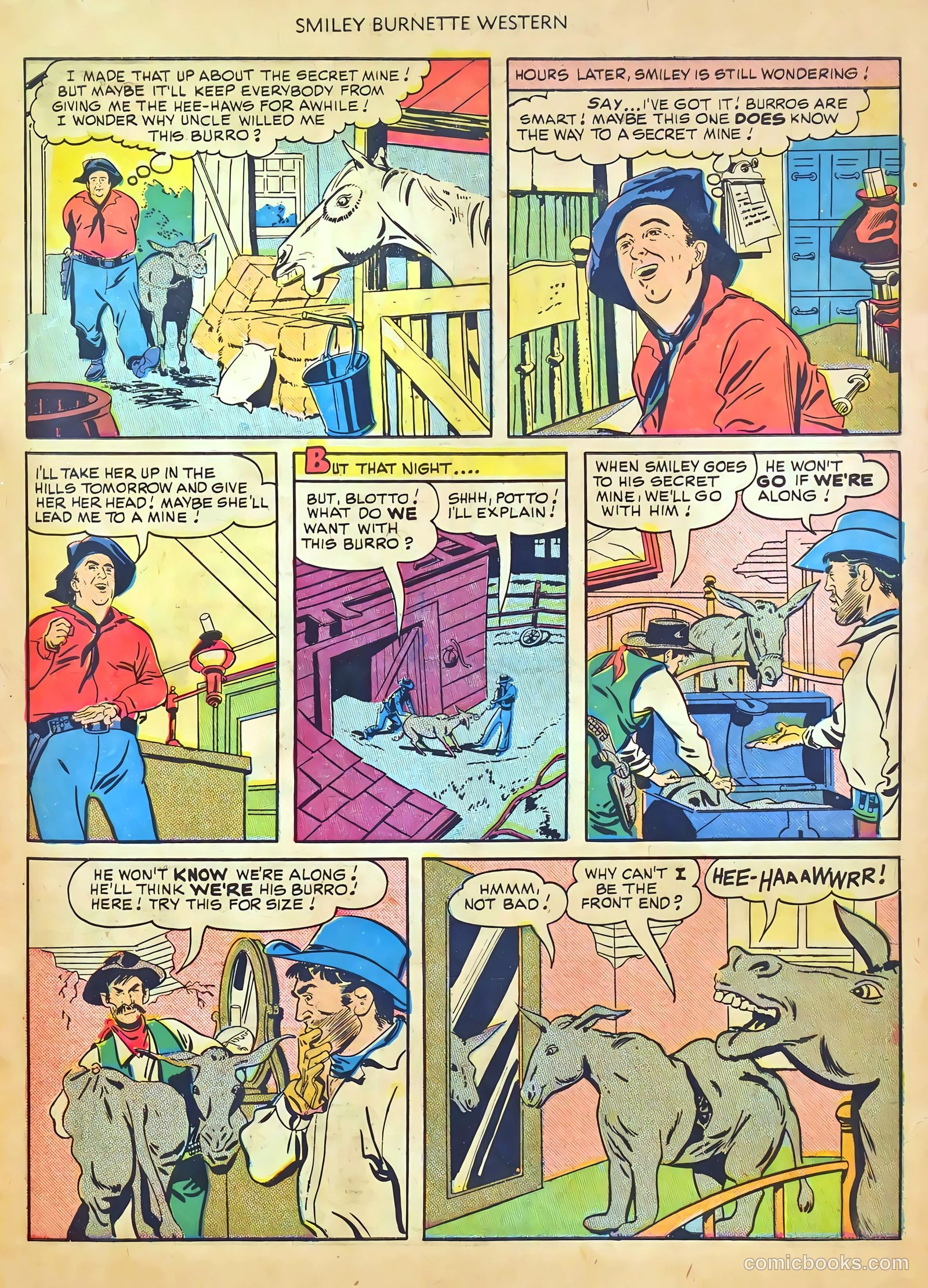 Smiley Burnette Western #3 (1950) — page 31 of 36