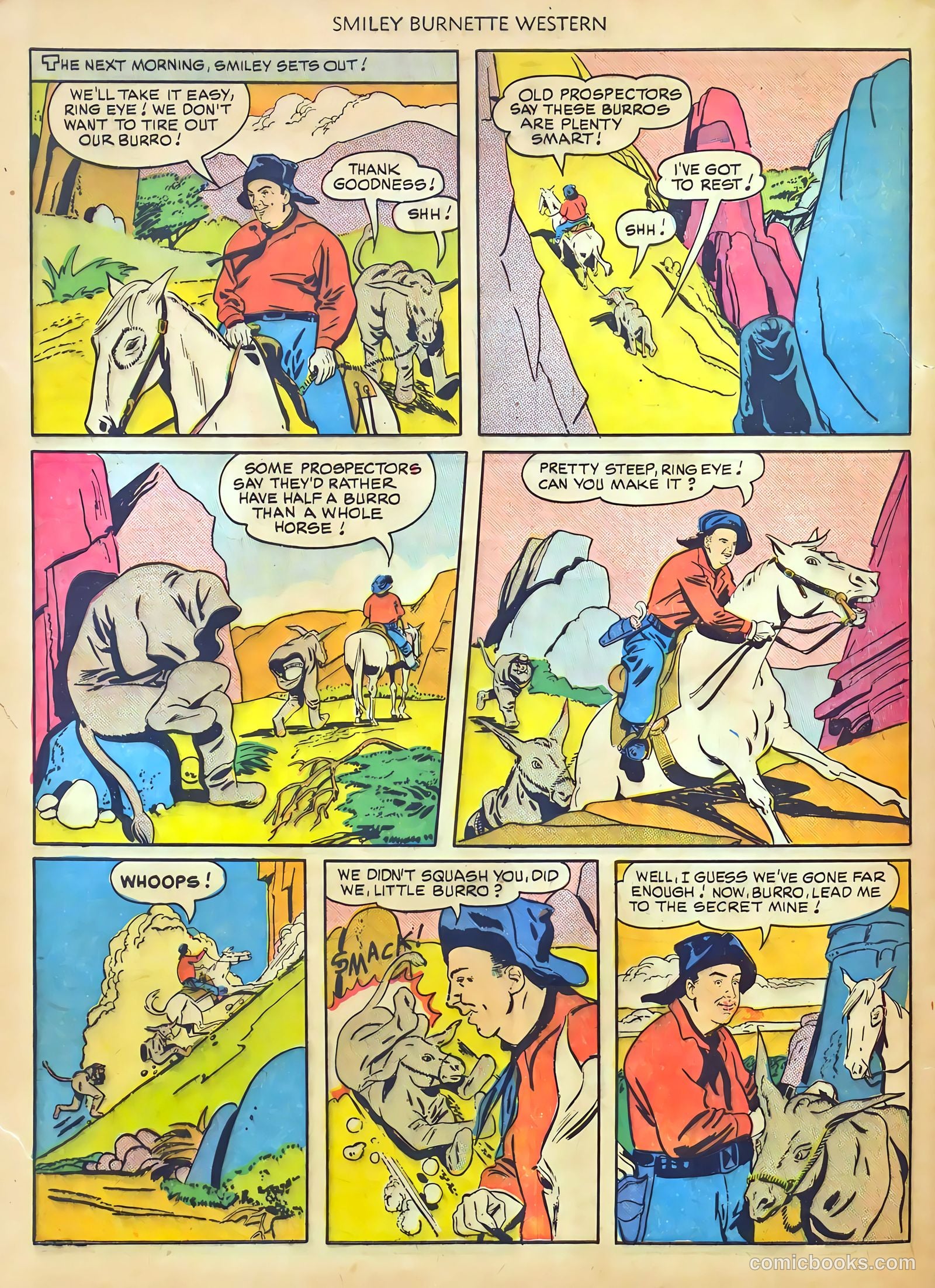Smiley Burnette Western #3 (1950) — page 32 of 36