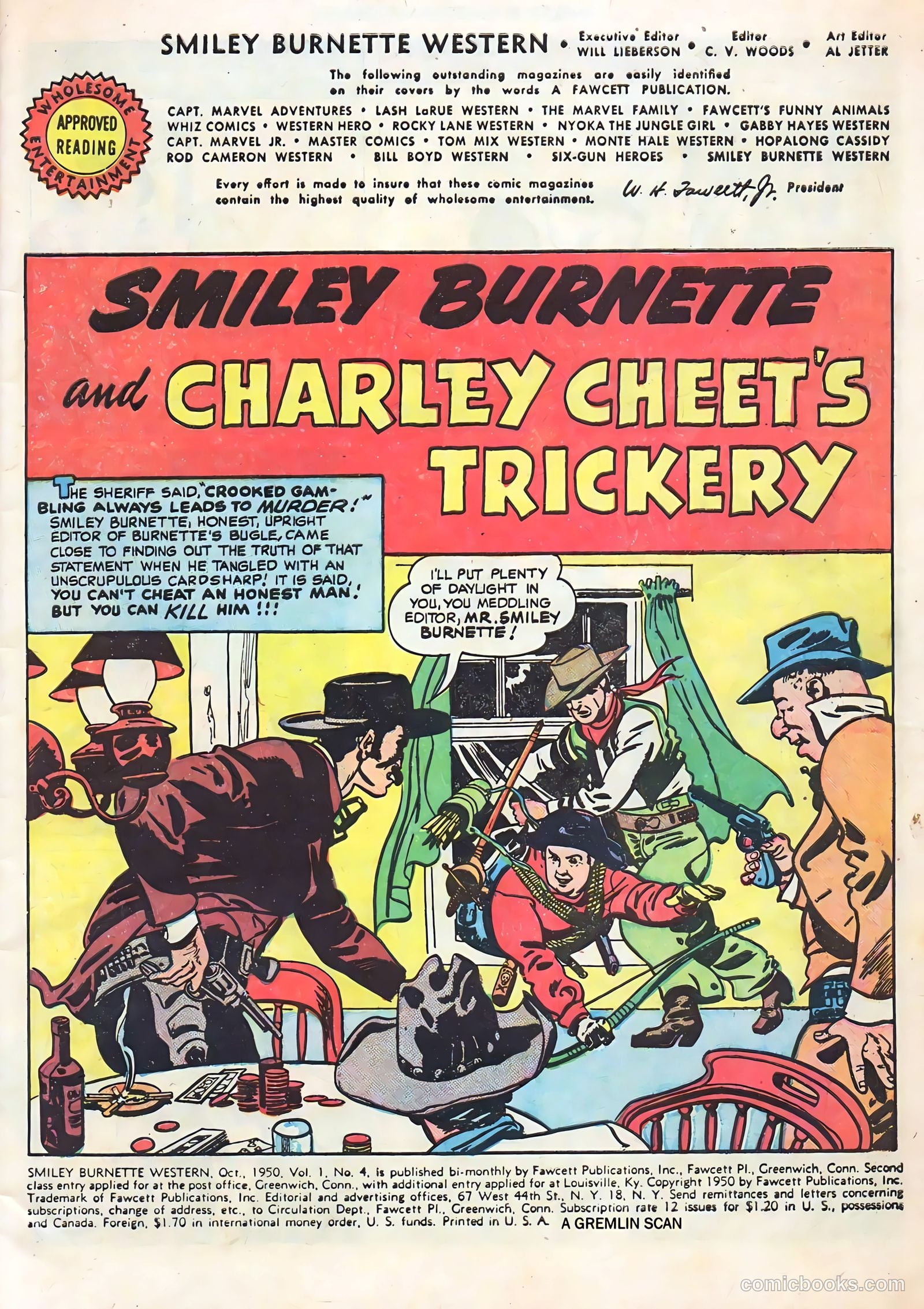Smiley Burnette Western #4 (1950) — page 3 of 36