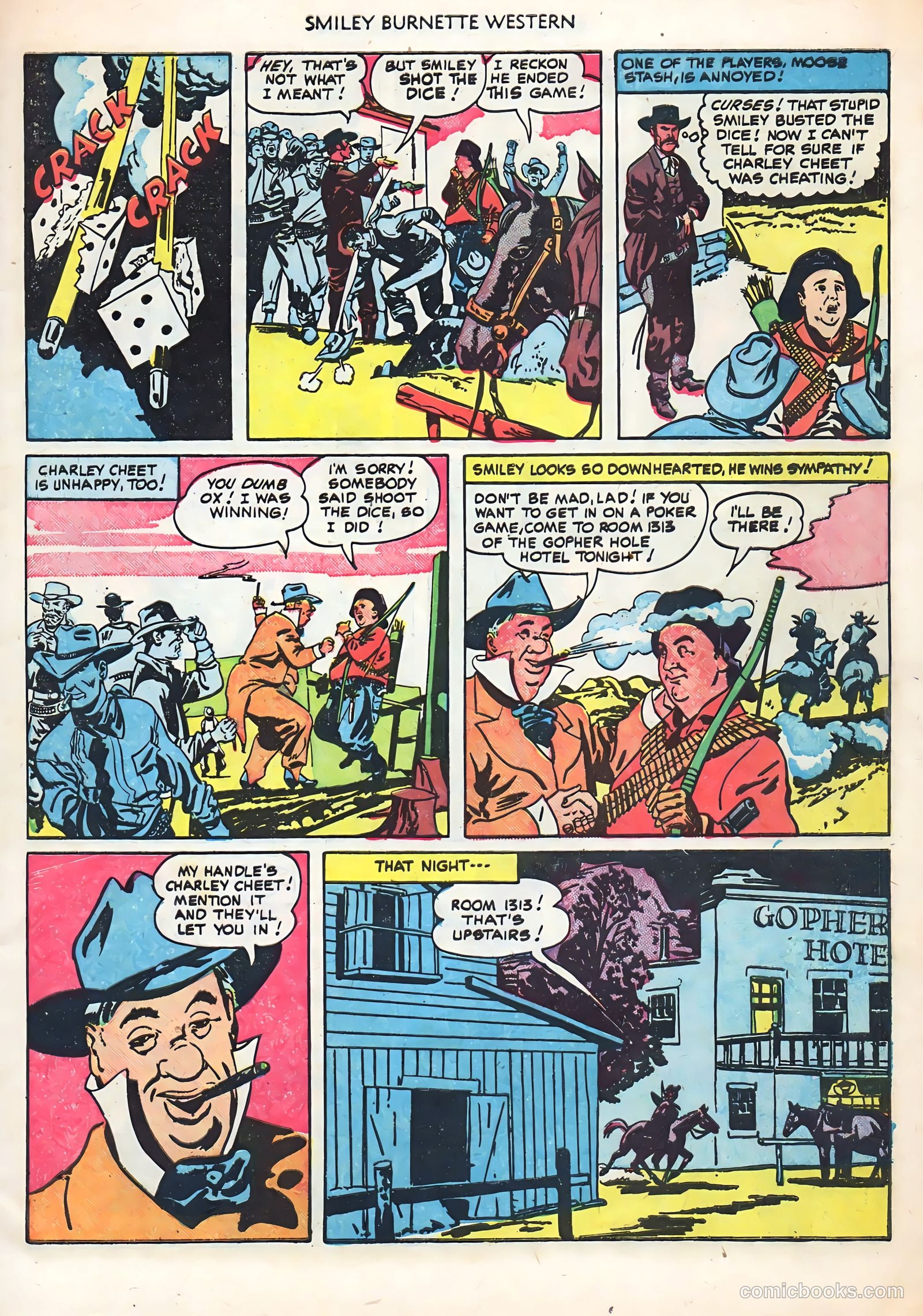 Smiley Burnette Western #4 (1950) — page 7 of 36