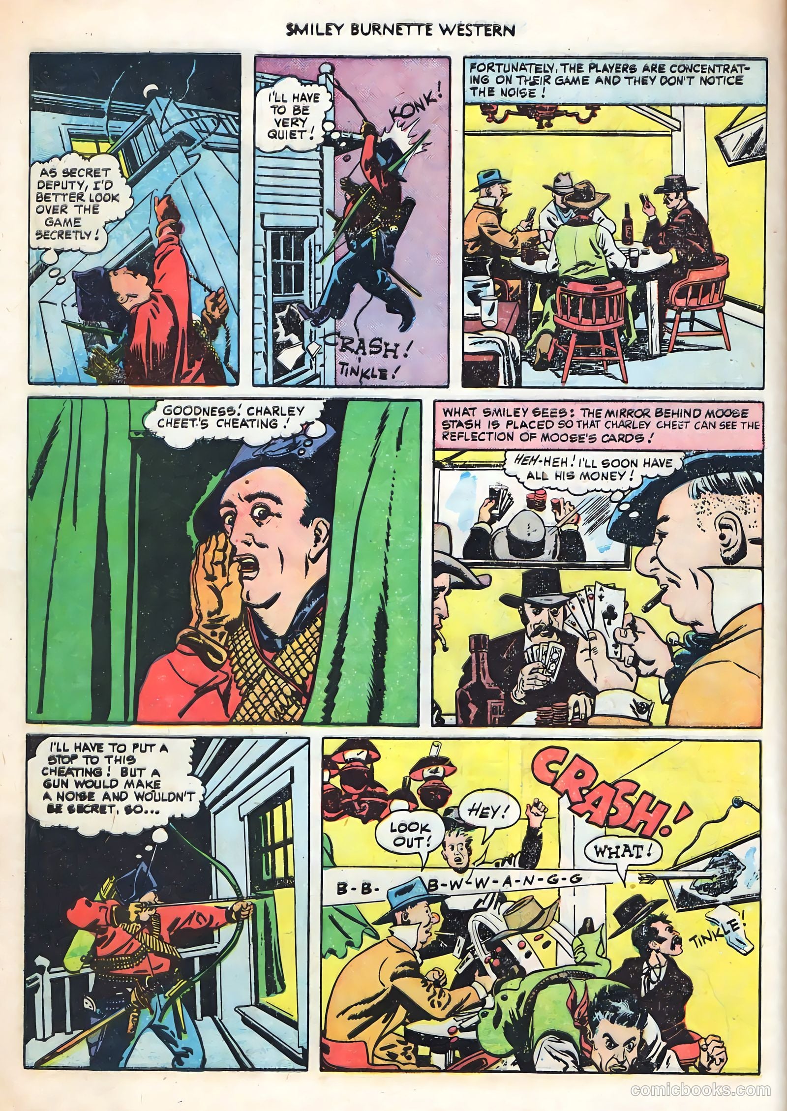 Smiley Burnette Western #4 (1950) — page 8 of 36