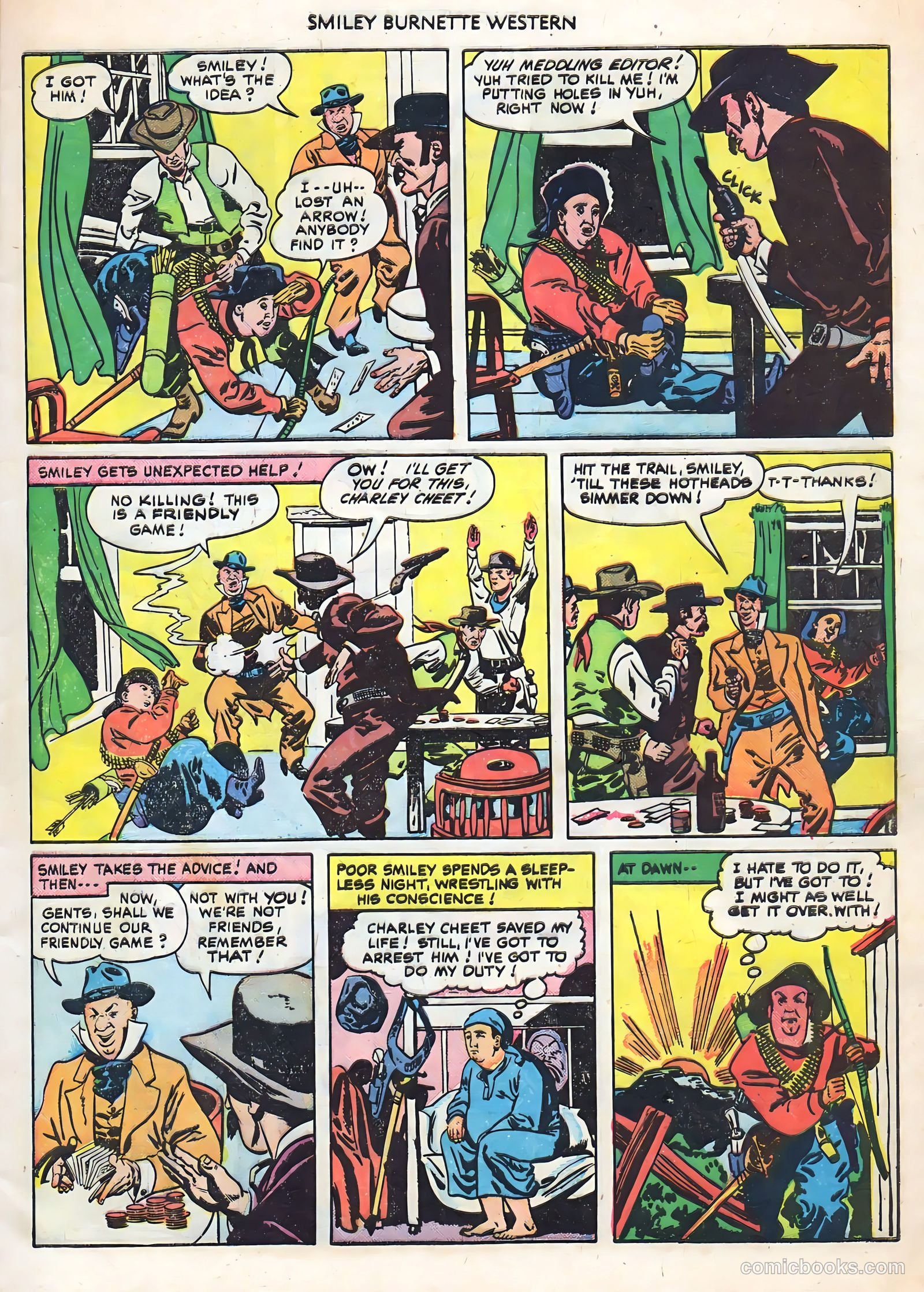 Smiley Burnette Western #4 (1950) — page 9 of 36