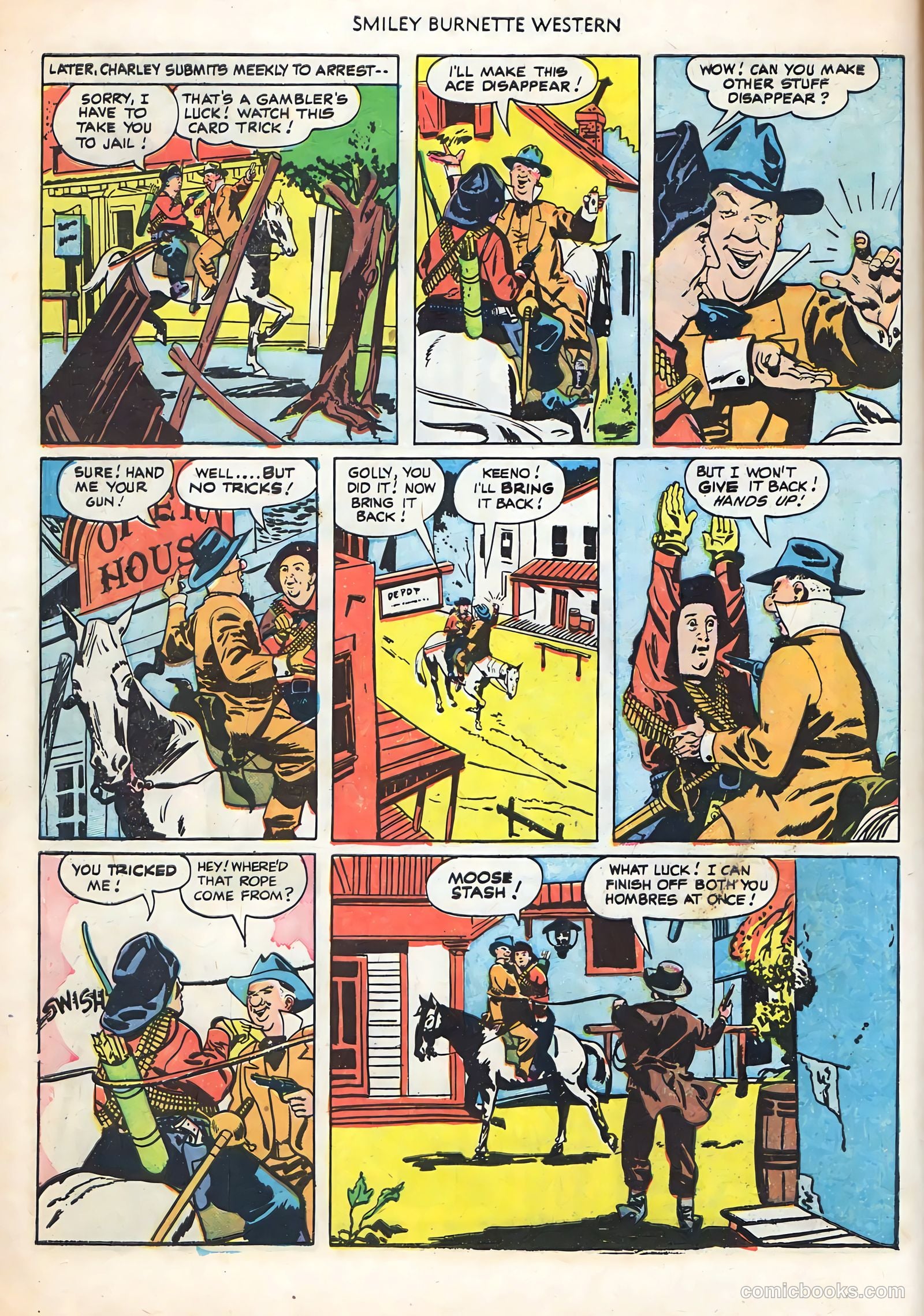 Smiley Burnette Western #4 (1950) — page 10 of 36