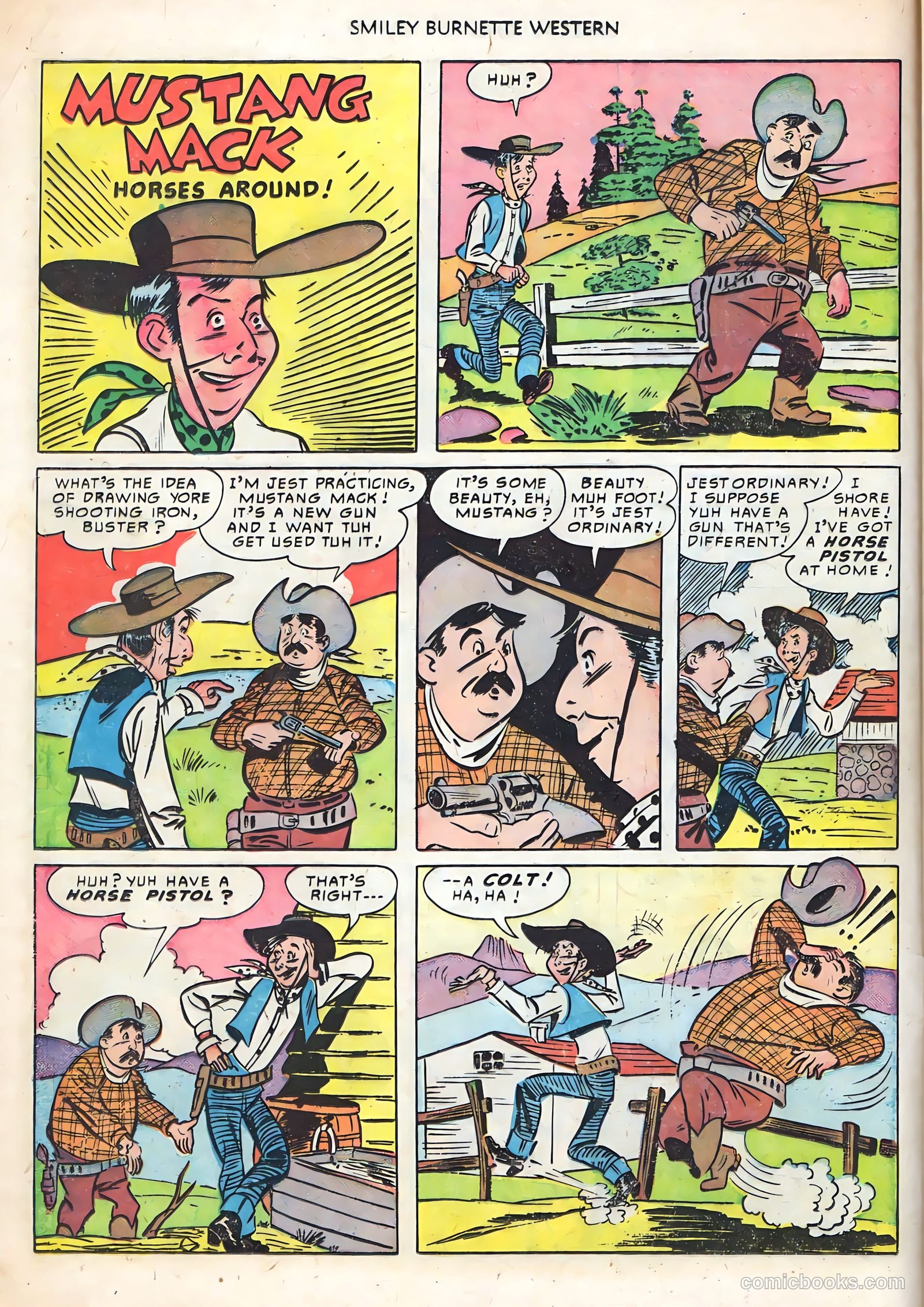 Smiley Burnette Western #4 (1950) — page 12 of 36