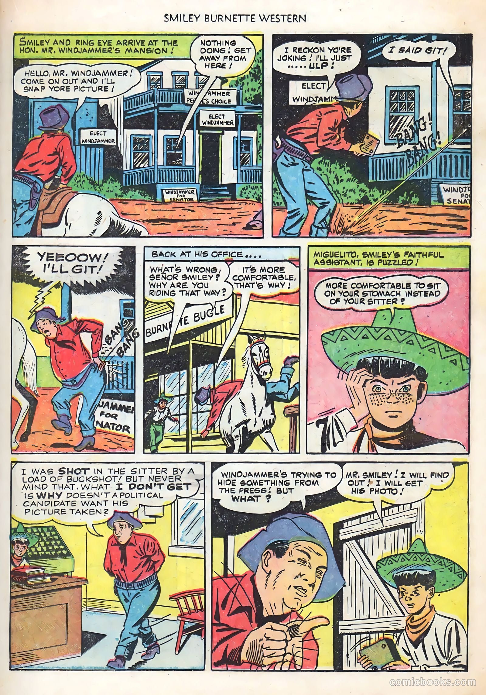 Smiley Burnette Western #4 (1950) — page 19 of 36