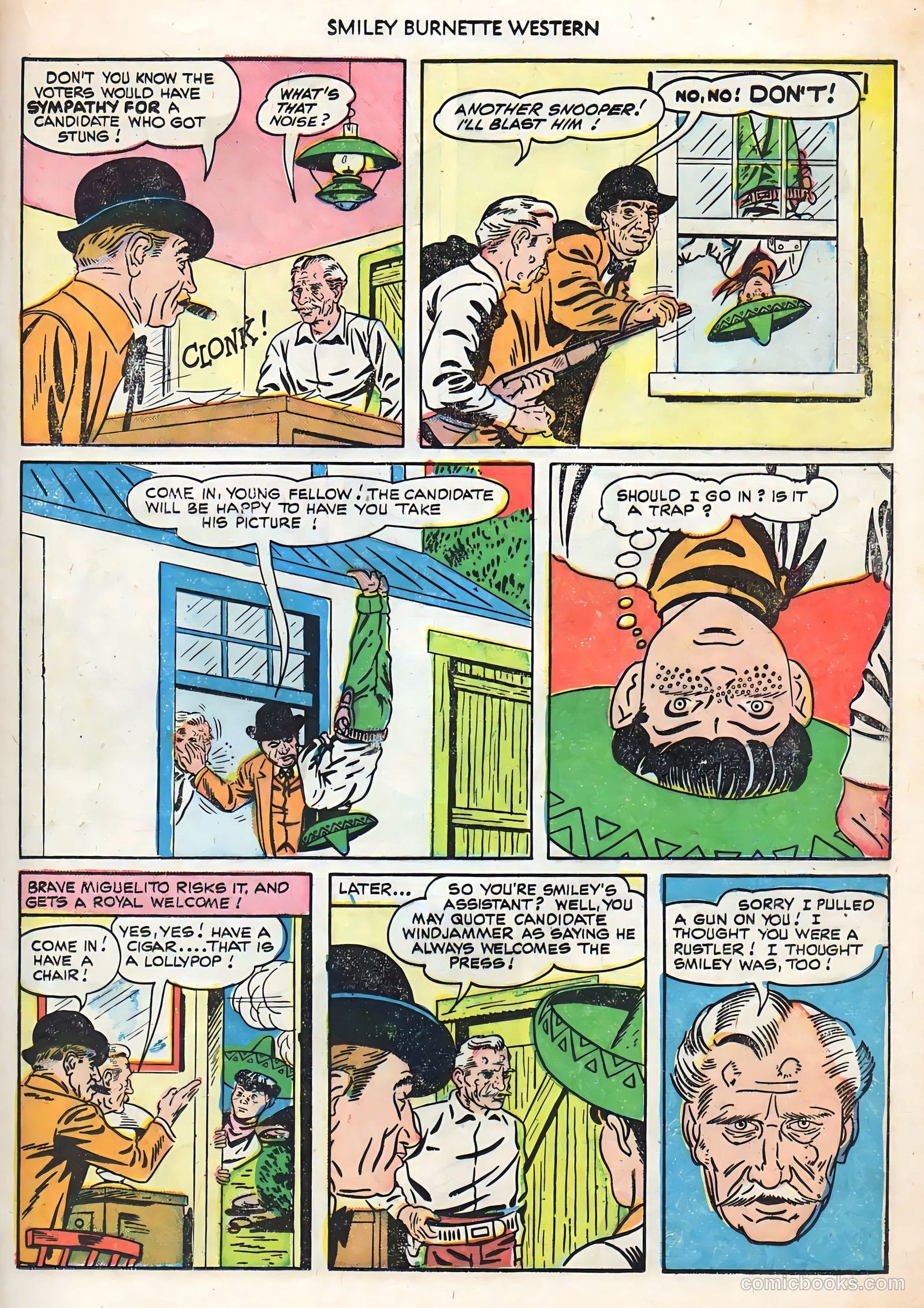 Smiley Burnette Western #4 (1950) — page 21 of 36