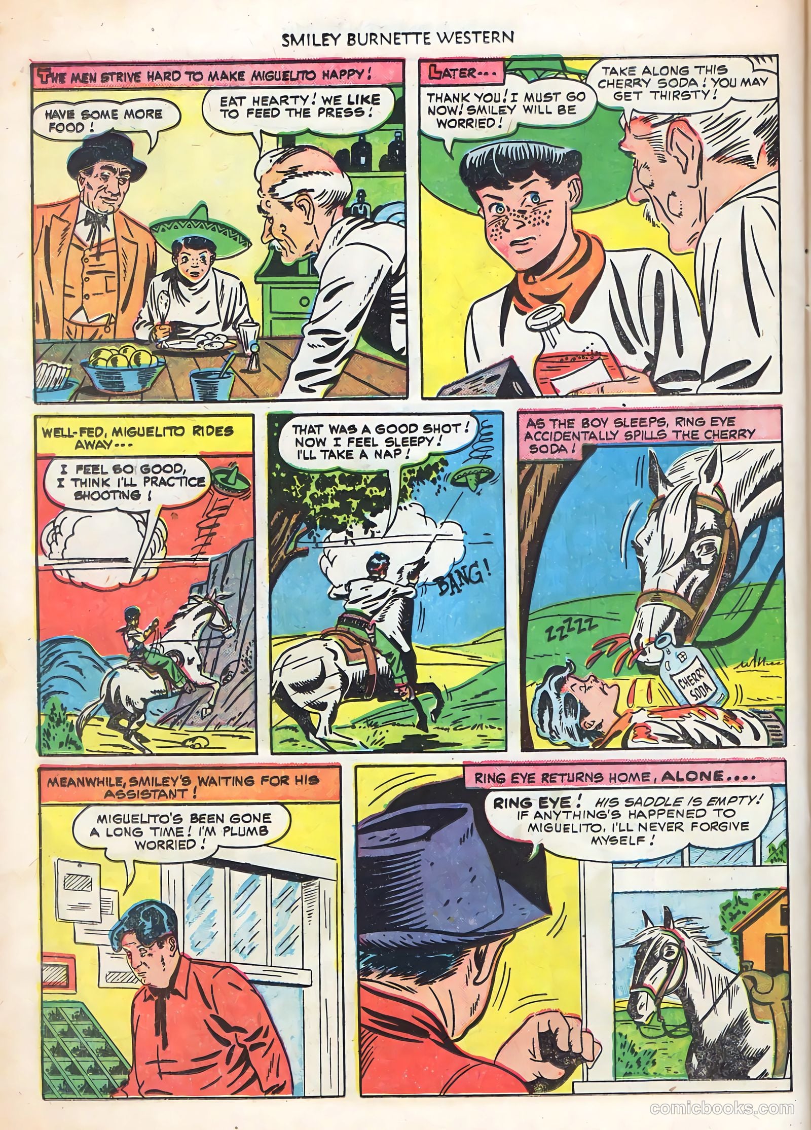Smiley Burnette Western #4 (1950) — page 22 of 36