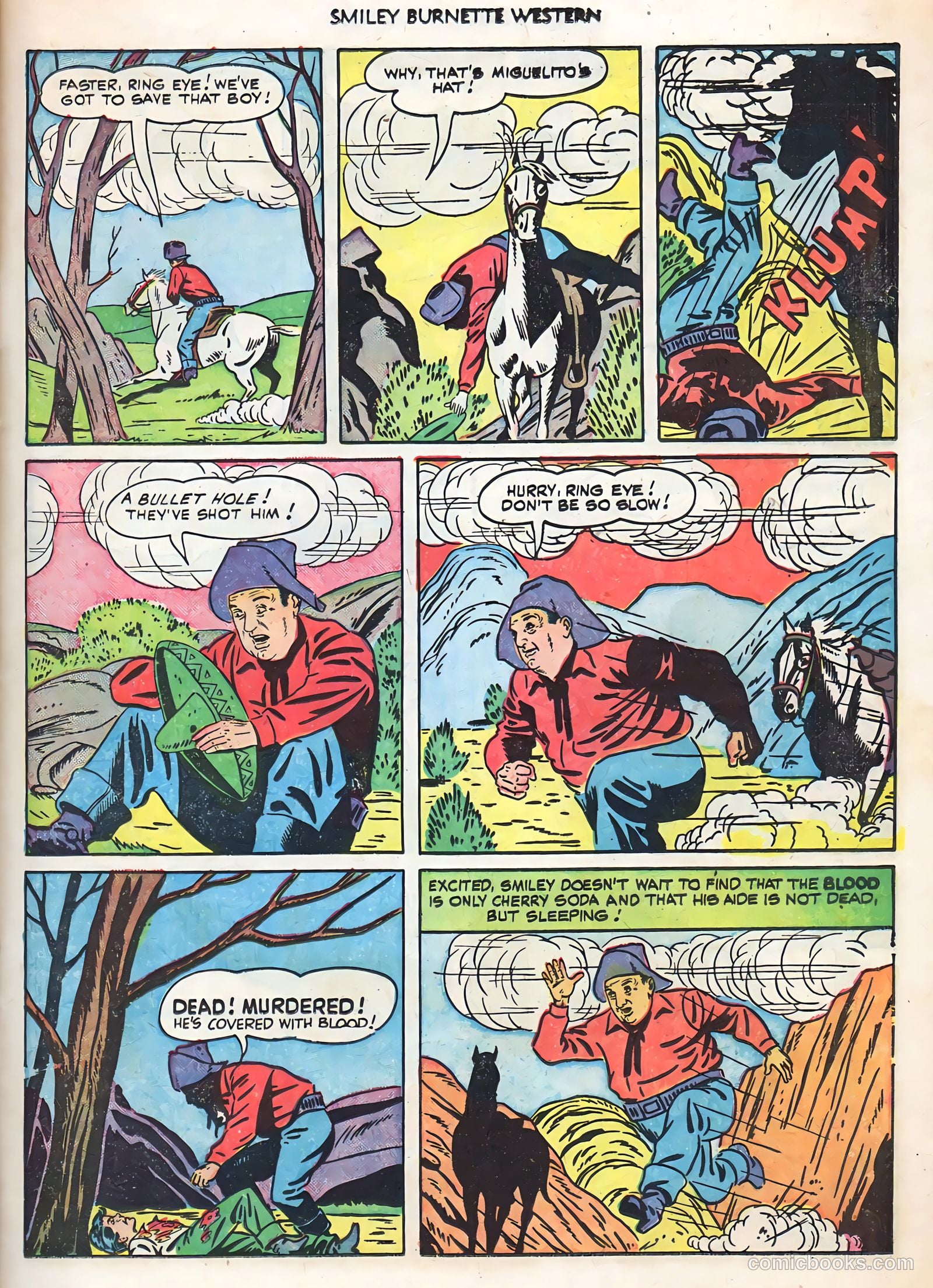 Smiley Burnette Western #4 (1950) — page 23 of 36