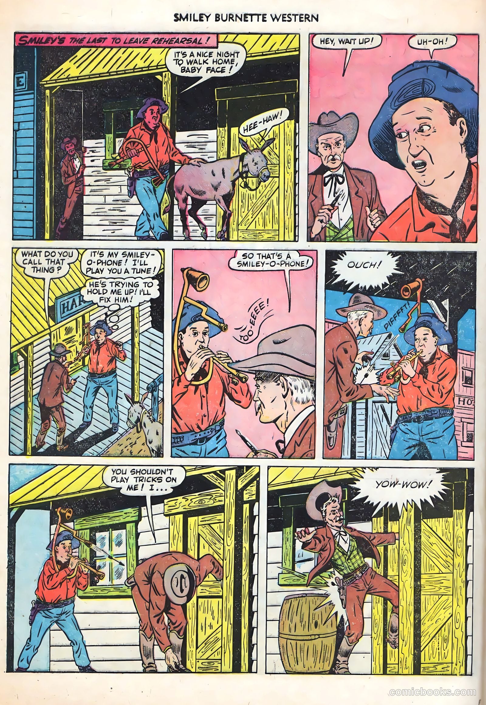 Smiley Burnette Western #4 (1950) — page 28 of 36