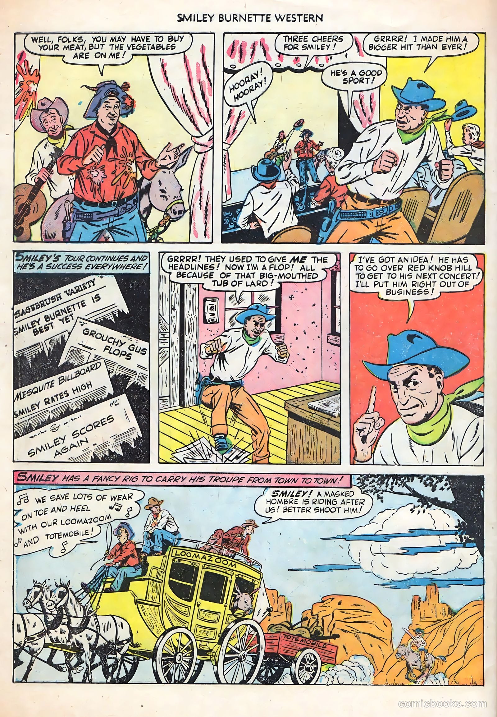 Smiley Burnette Western #4 (1950) — page 32 of 36