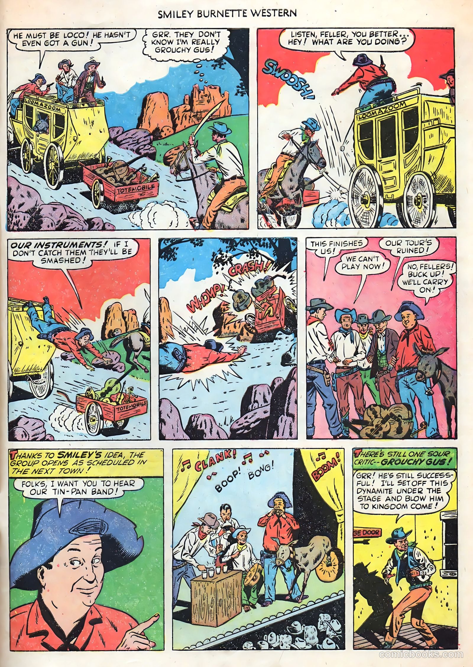 Smiley Burnette Western #4 (1950) — page 33 of 36