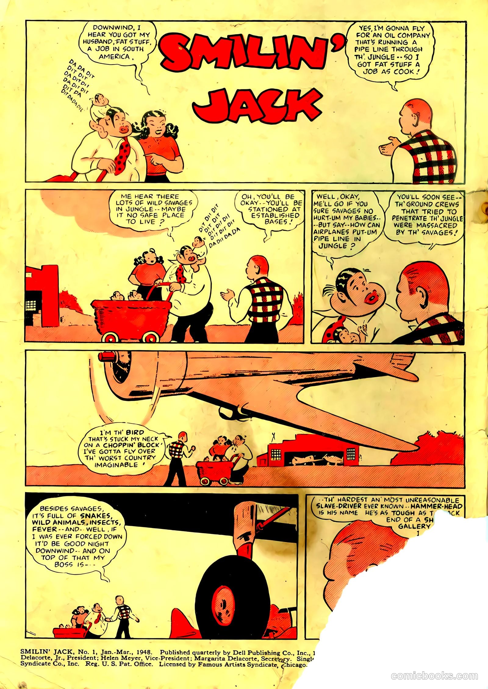Smilin' Jack #1 (1948) — page 2 of 36