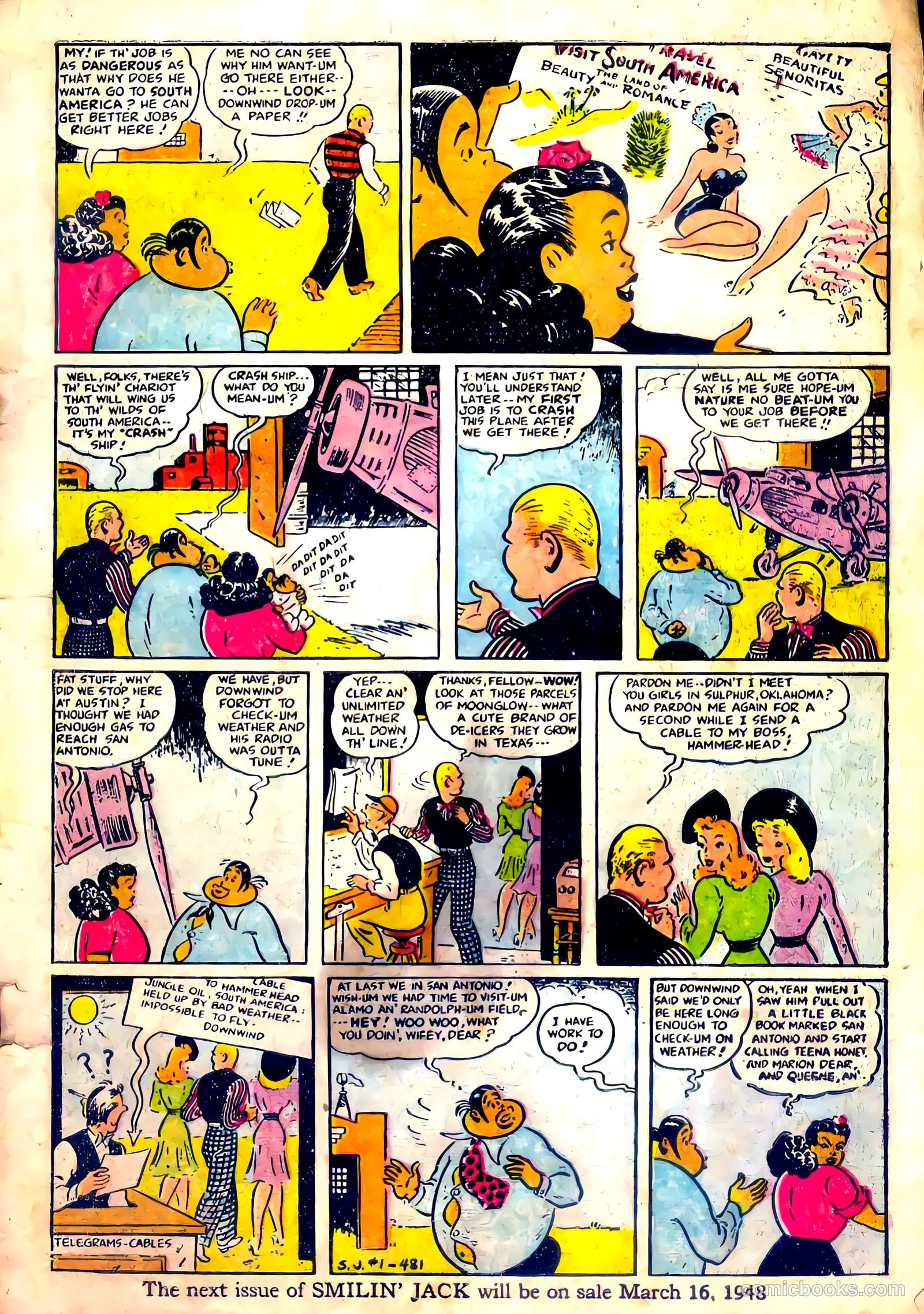 Smilin' Jack #1 (1948) — page 3 of 36