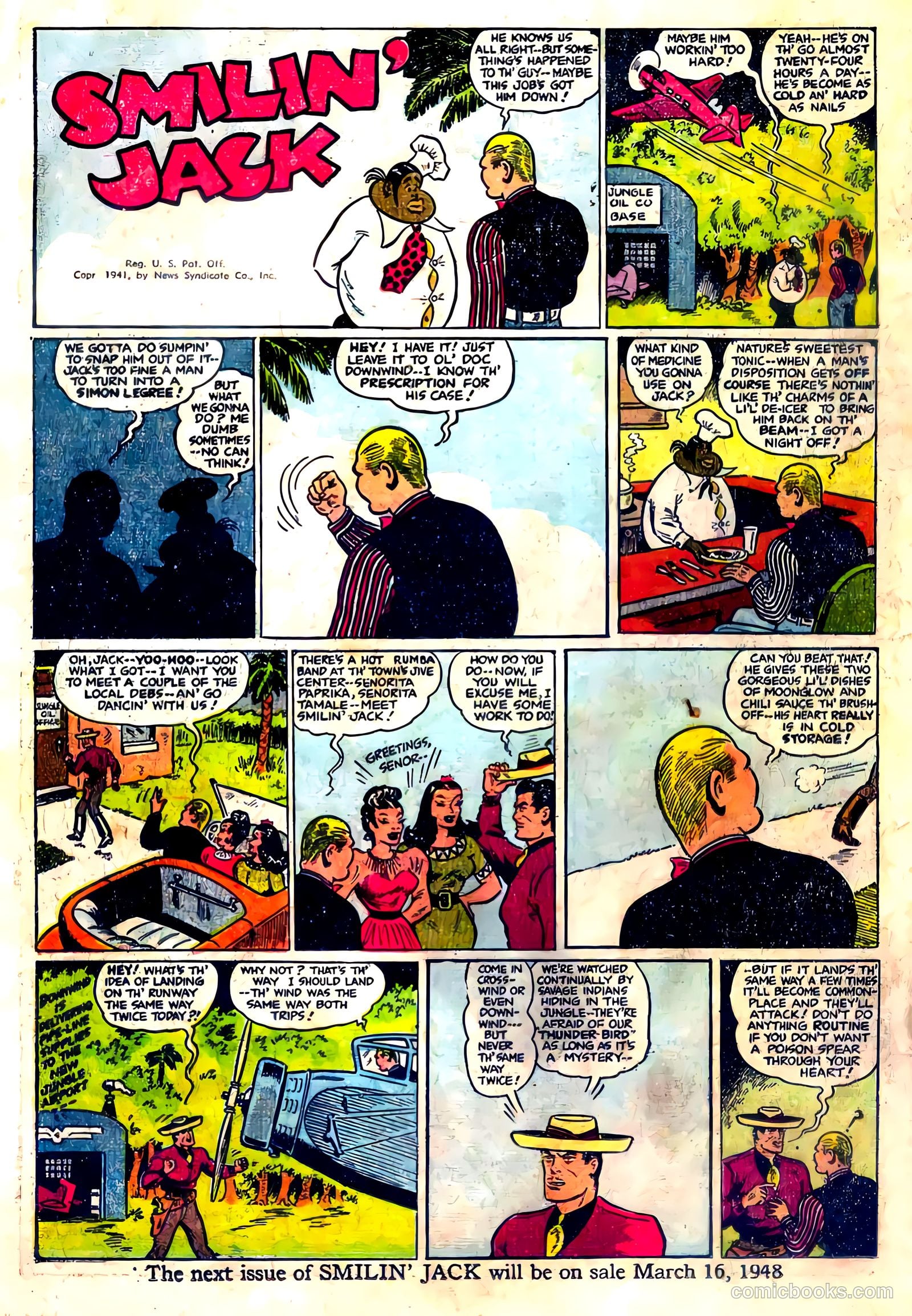 Smilin' Jack #1 (1948) — page 18 of 36