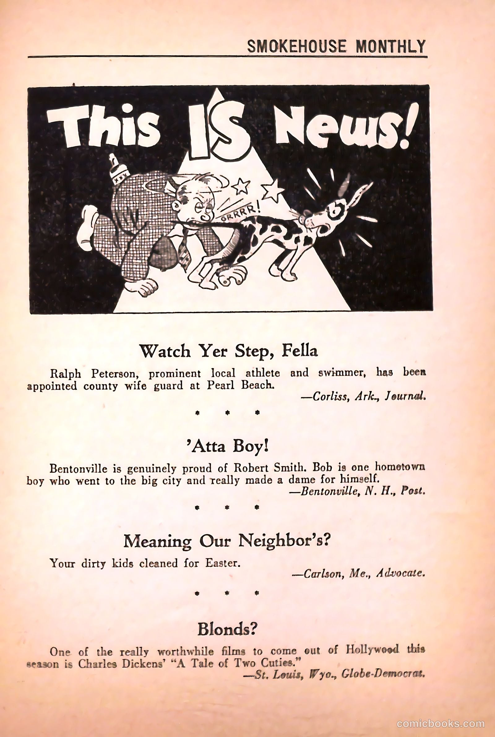 Smokehouse Monthly #111 (1937) — page 35 of 64