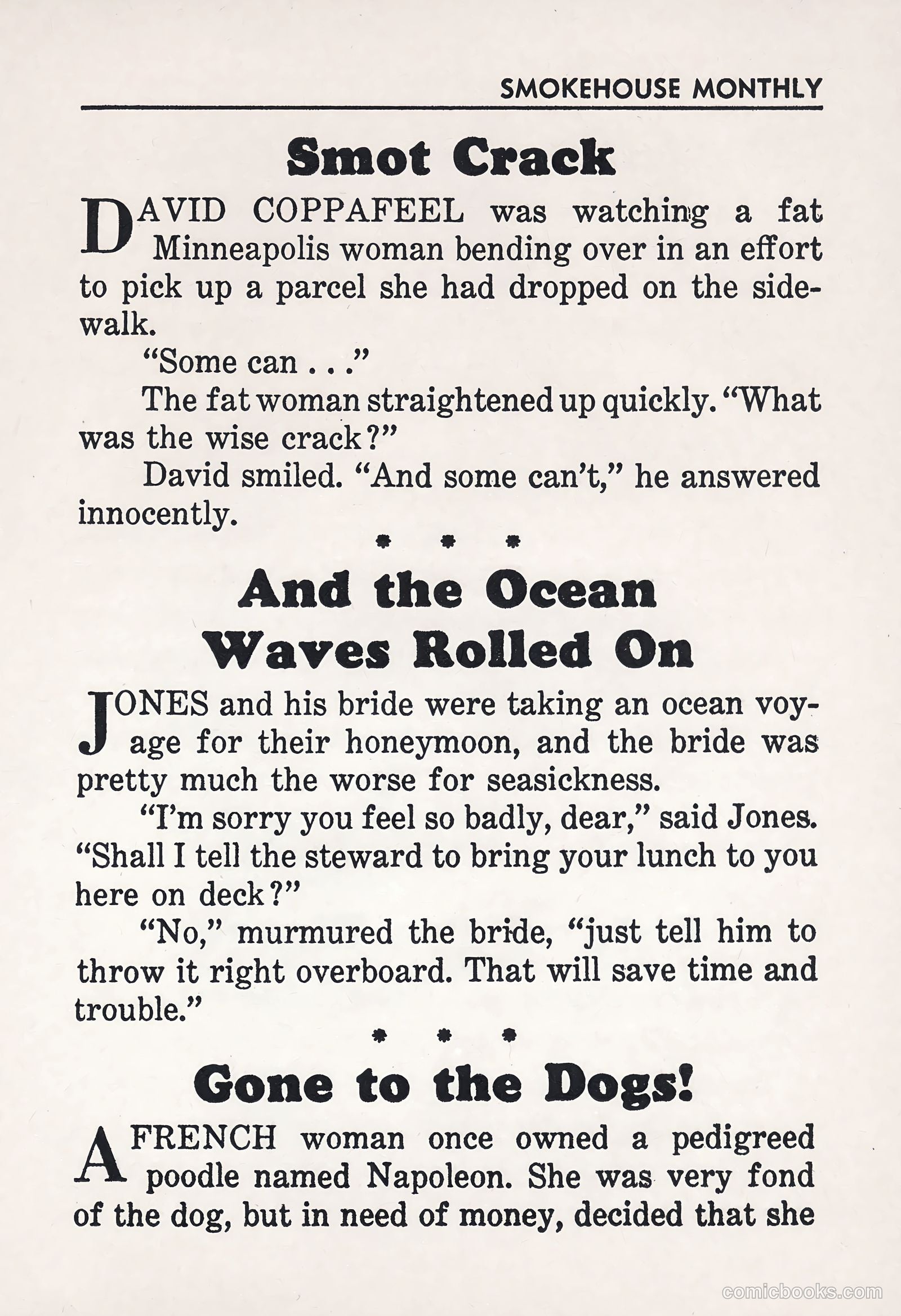 Smokehouse Monthly #96 (1935) — page 17 of 68