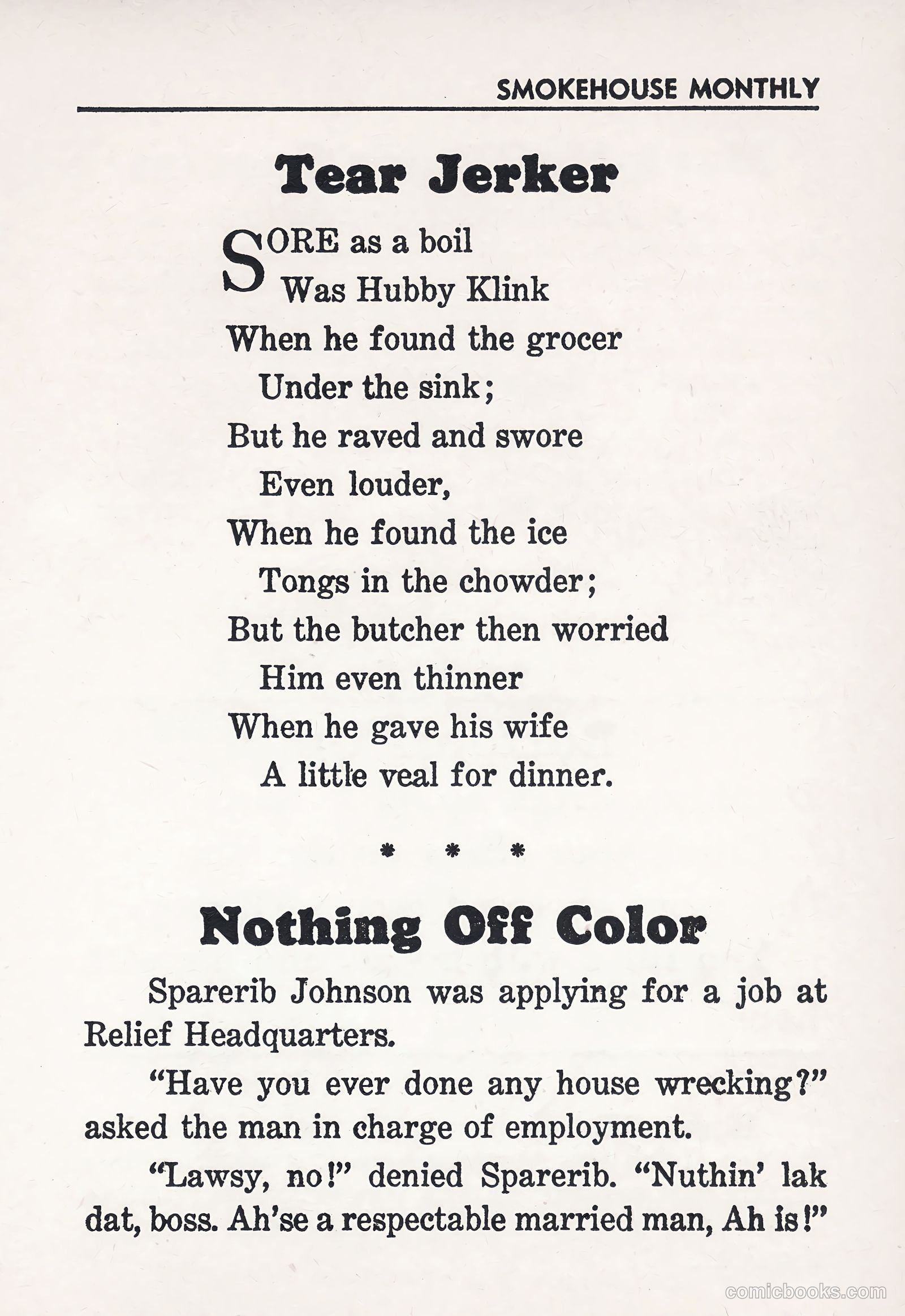 Smokehouse Monthly #96 (1935) — page 27 of 68