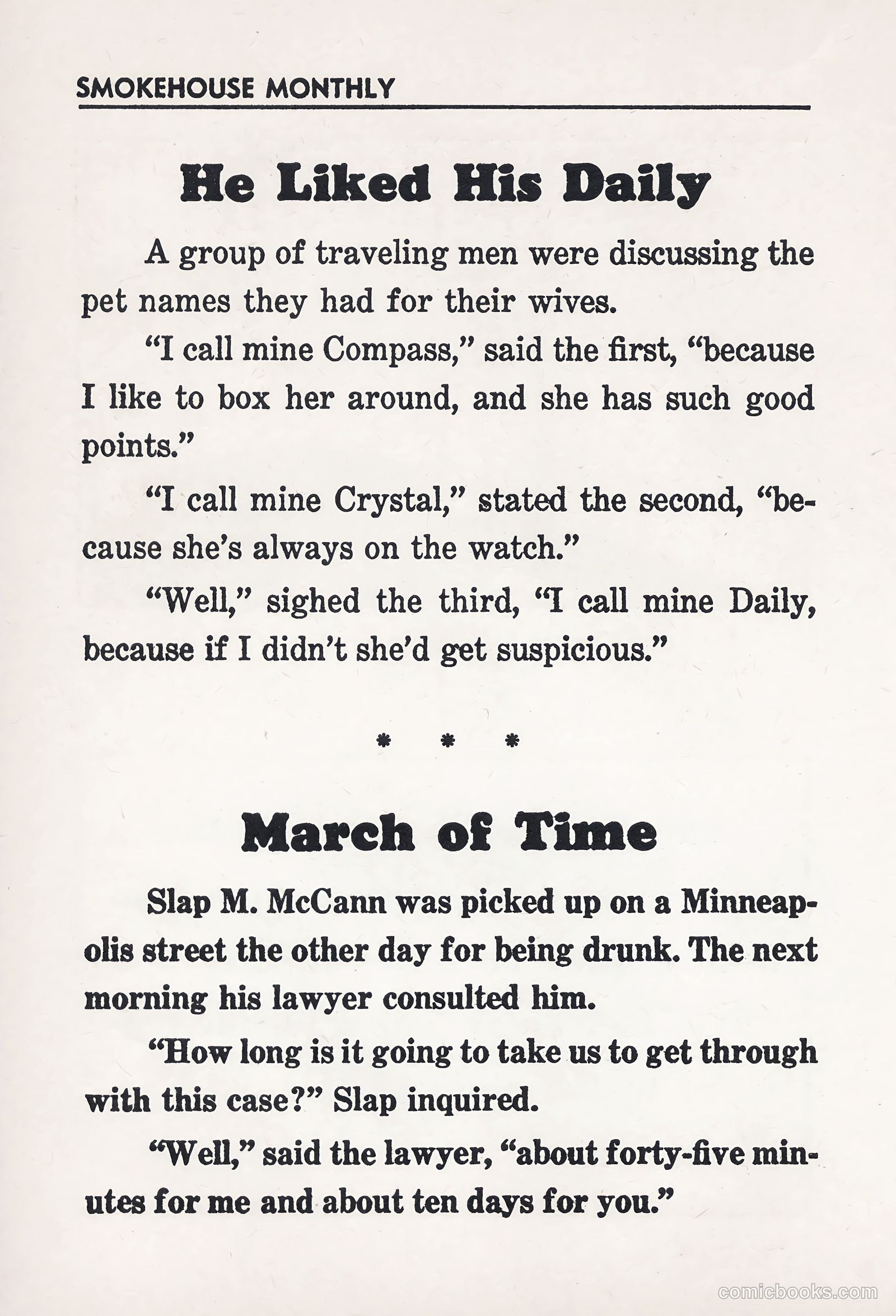 Smokehouse Monthly #96 (1935) — page 30 of 68