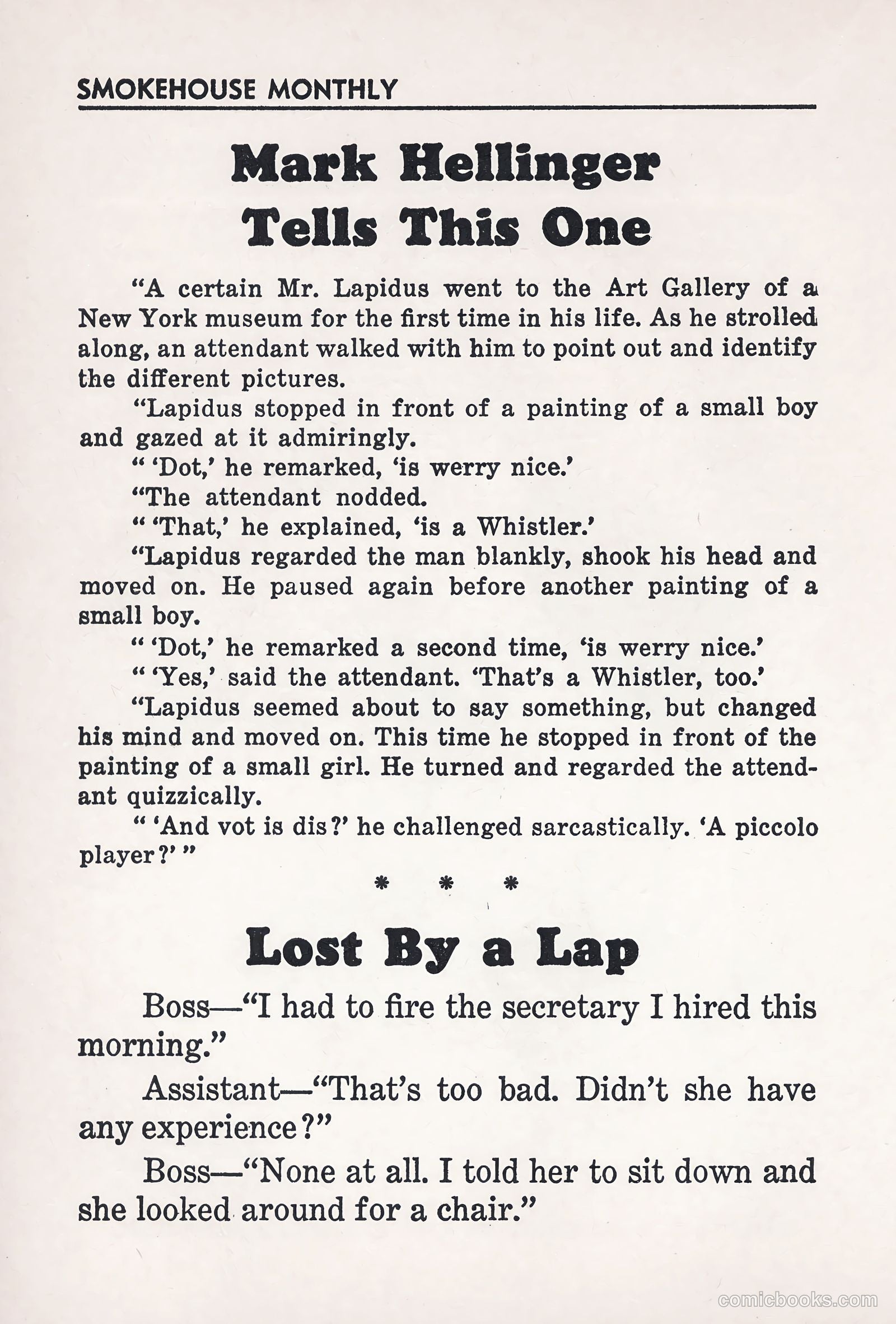 Smokehouse Monthly #96 (1935) — page 32 of 68