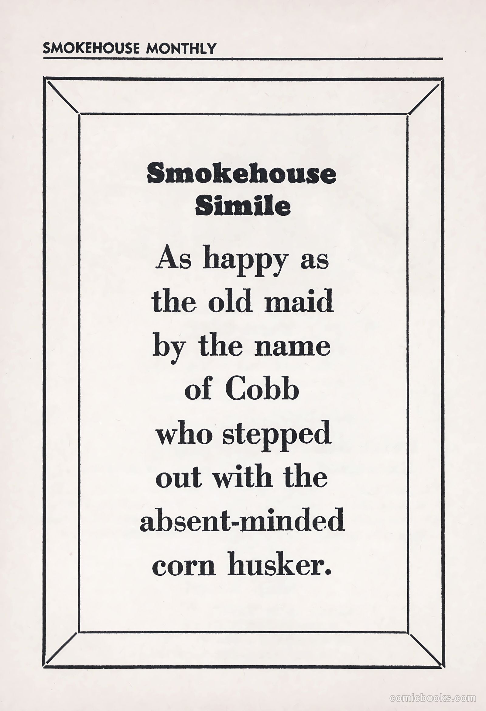 Smokehouse Monthly #96 (1935) — page 40 of 68