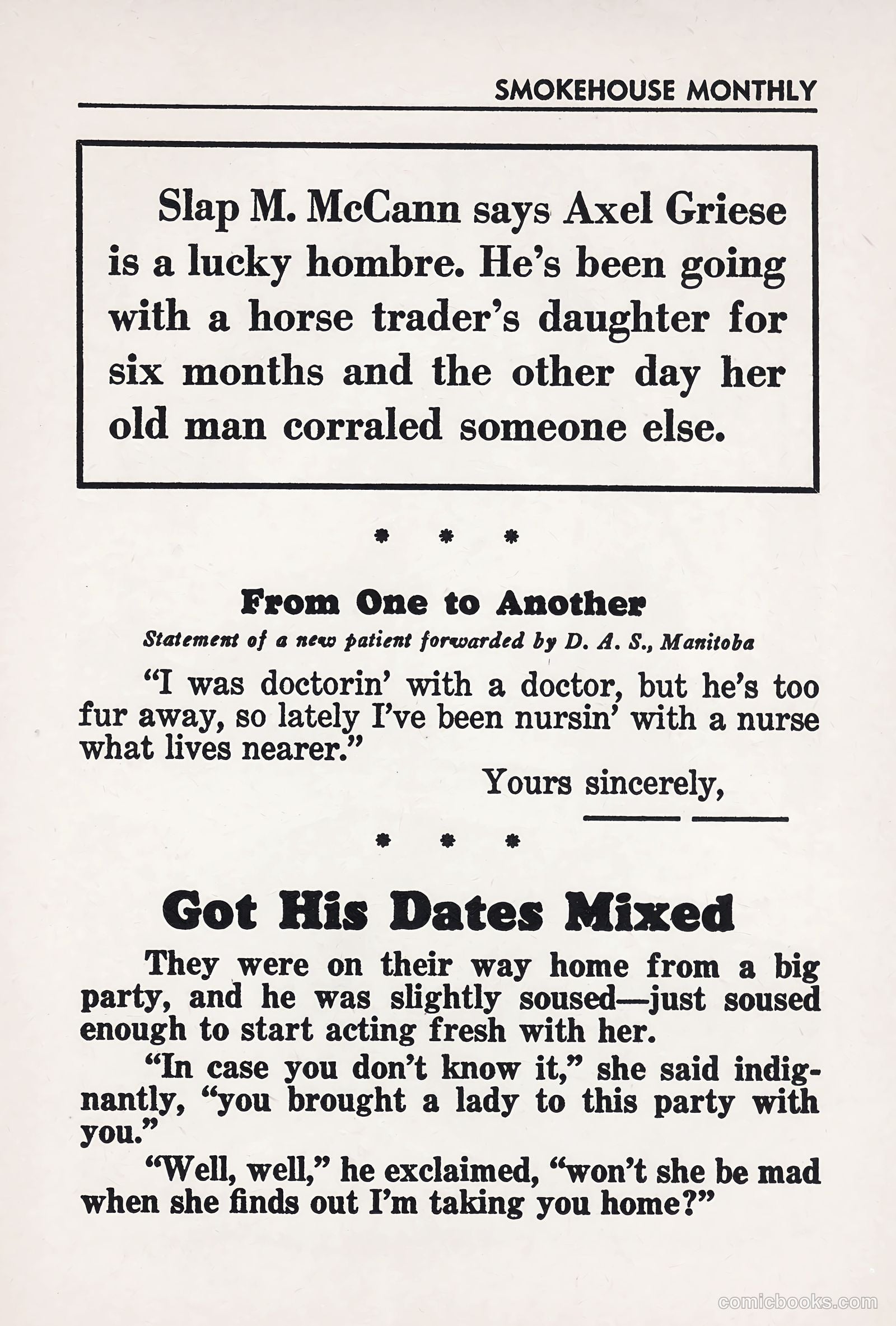 Smokehouse Monthly #96 (1935) — page 59 of 68