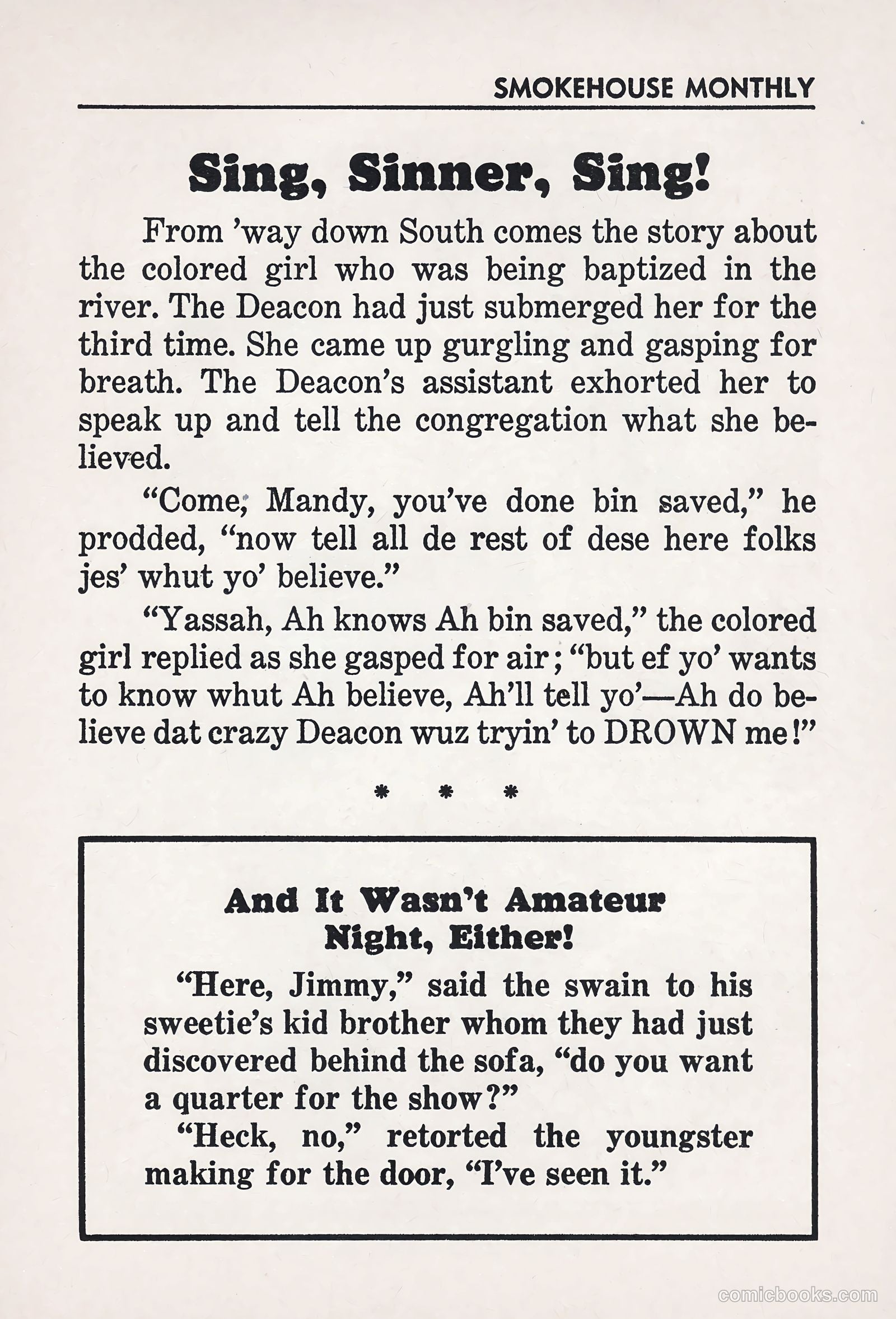 Smokehouse Monthly #96 (1935) — page 61 of 68