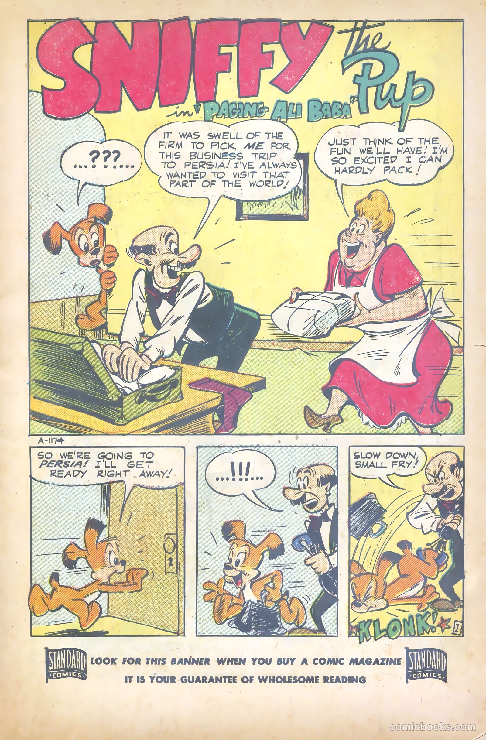 Sniffy the Pup #10 (1951) — page 3 of 36