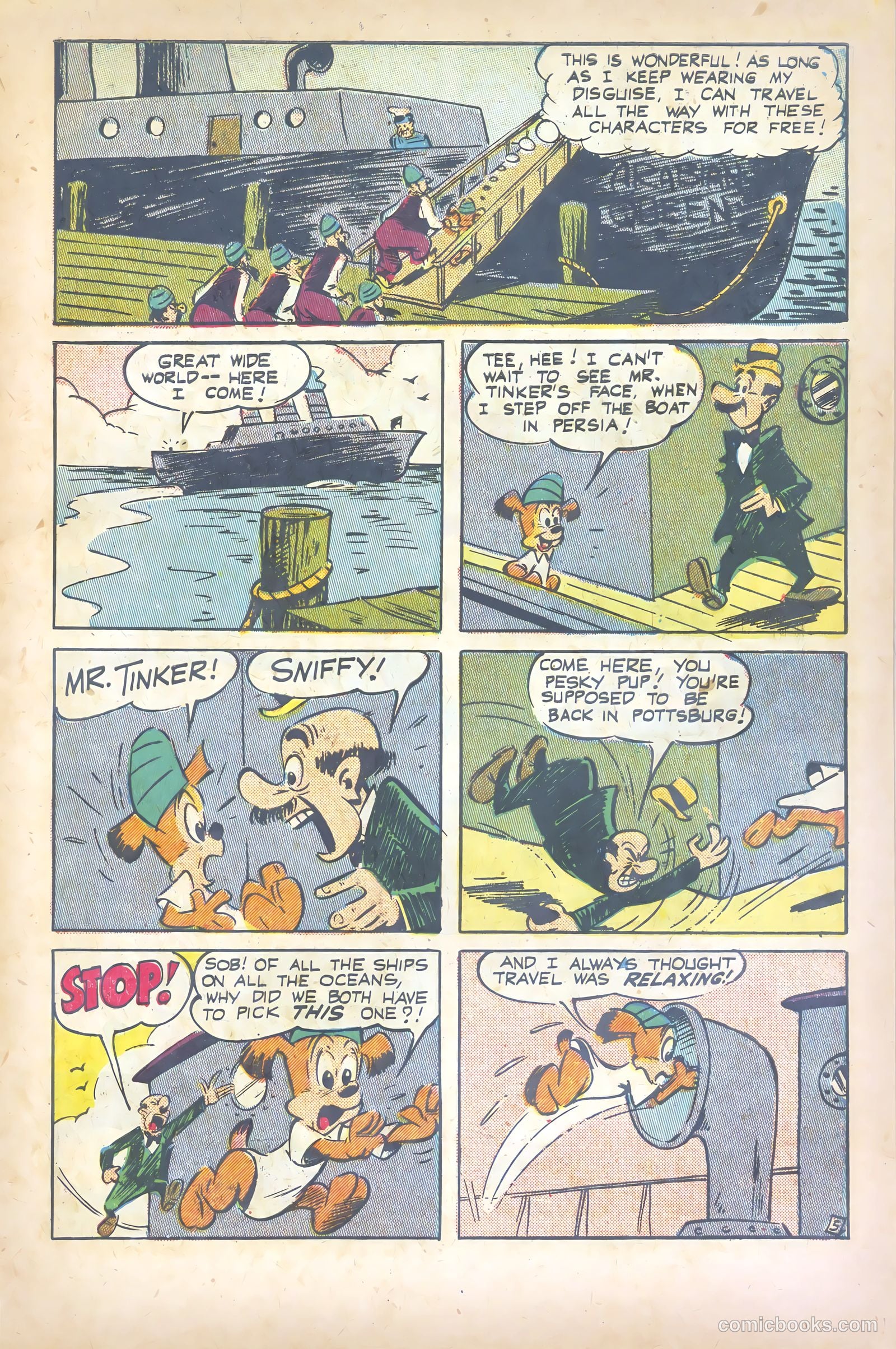 Sniffy the Pup #10 (1951) — page 7 of 36