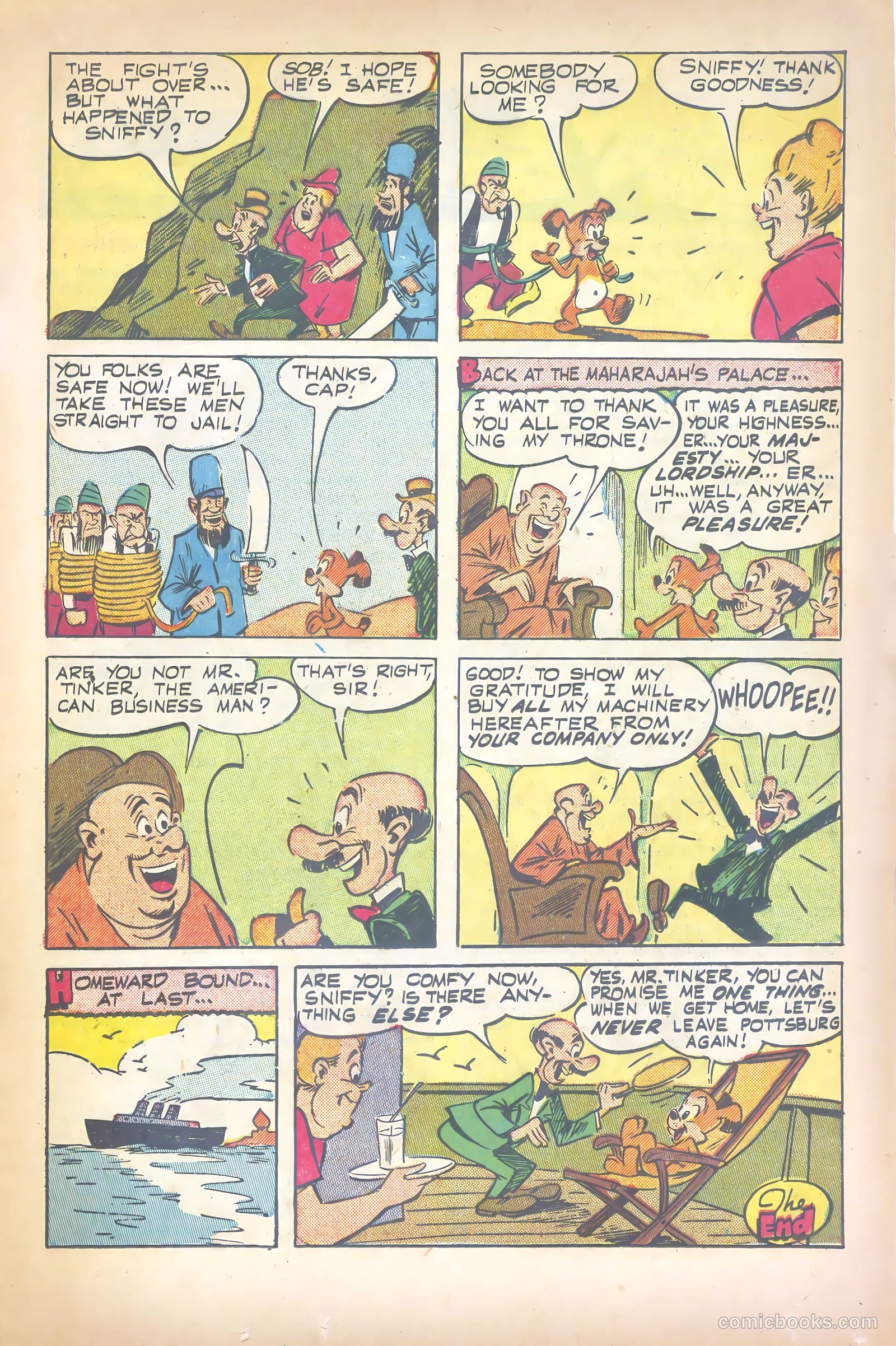 Sniffy the Pup #10 (1951) — page 17 of 36