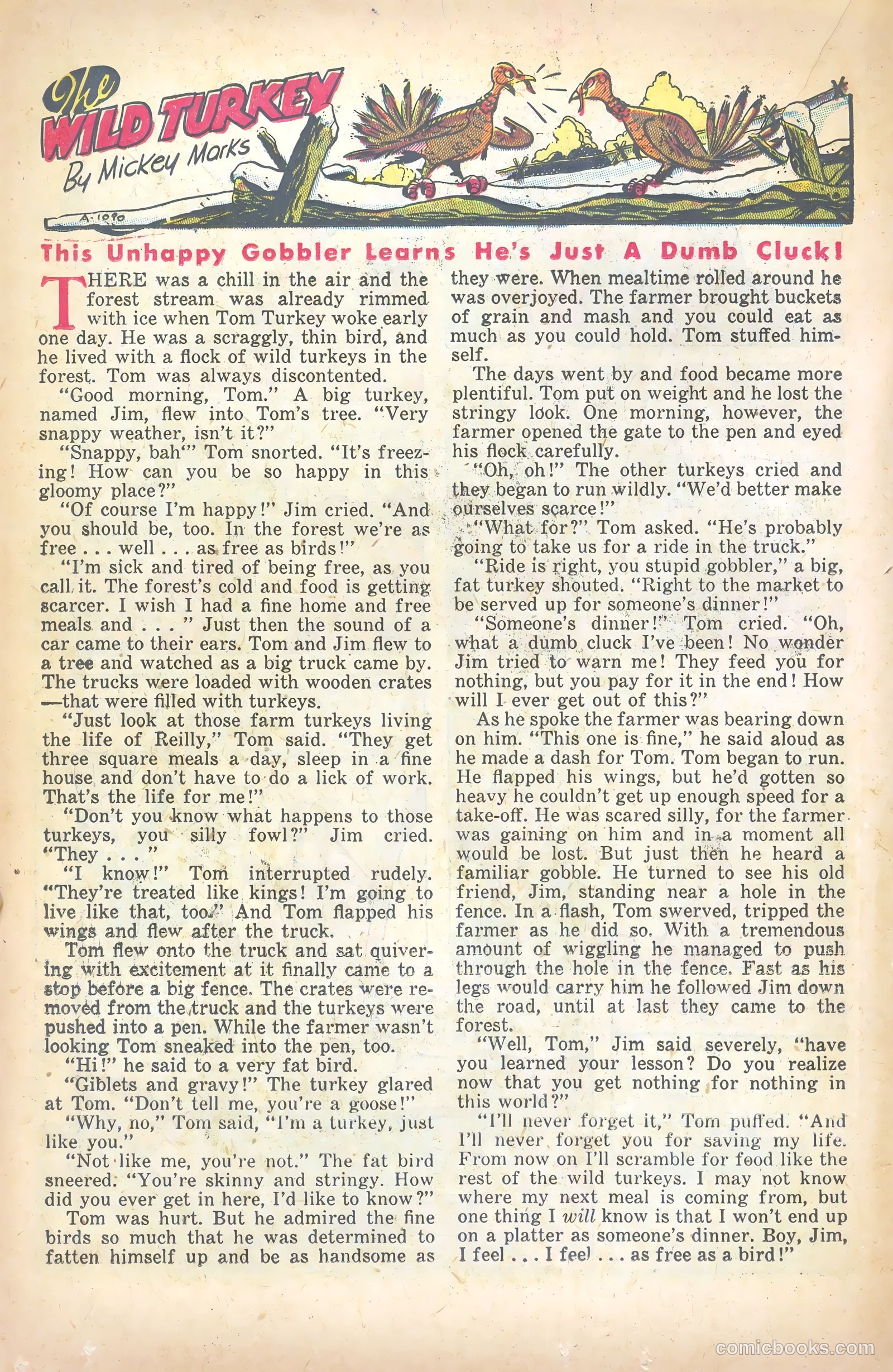Sniffy the Pup #10 (1951) — page 18 of 36