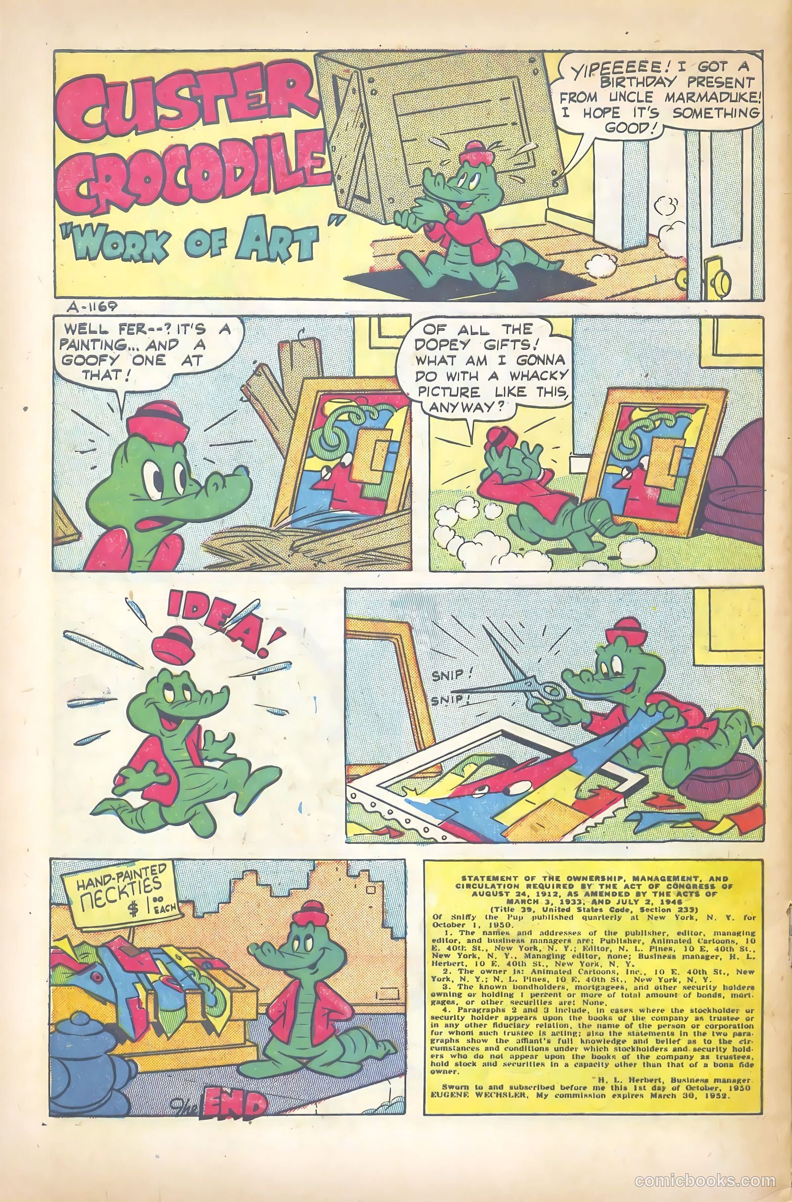 Sniffy the Pup #10 (1951) — page 28 of 36