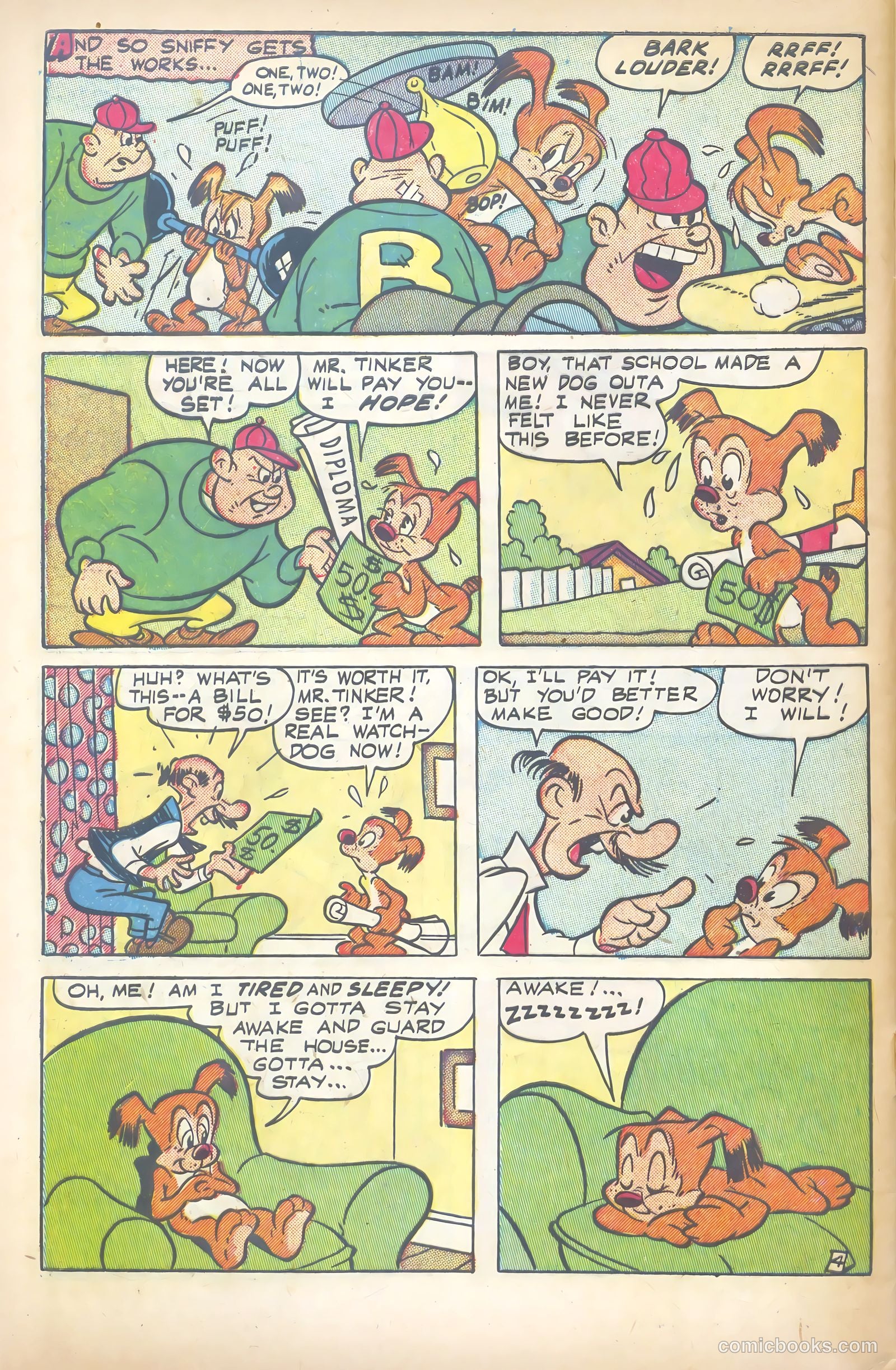 Sniffy the Pup #10 (1951) — page 32 of 36