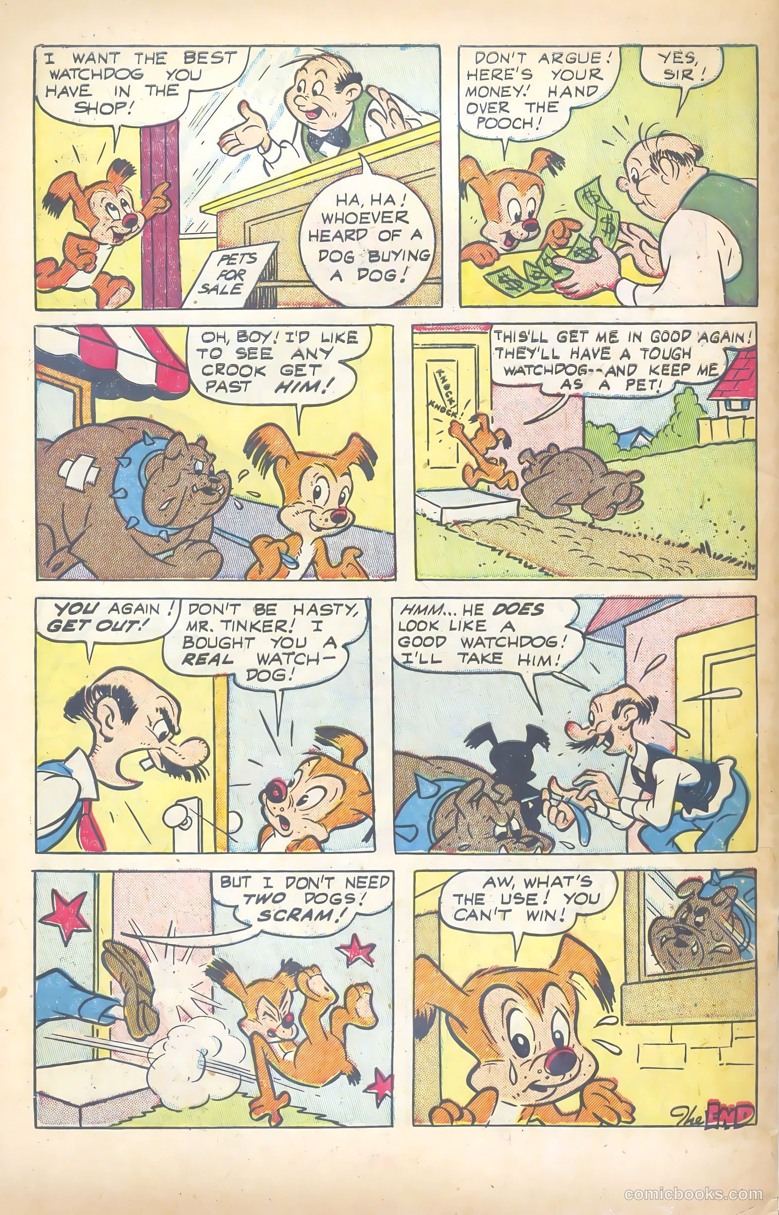 Sniffy the Pup #10 (1951) — page 34 of 36