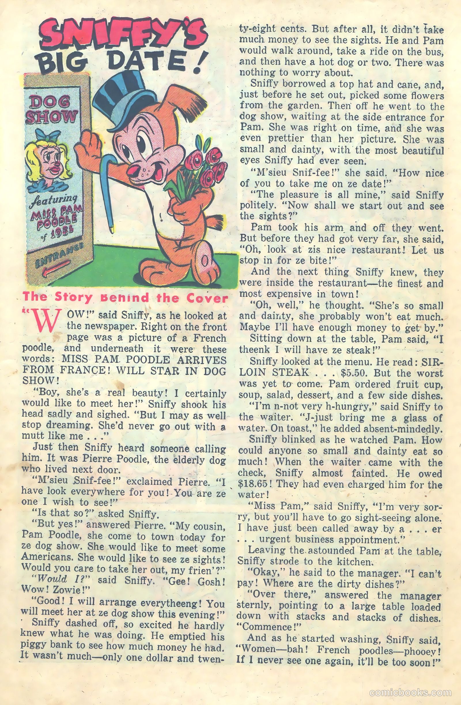 Sniffy the Pup #12 (1951) — page 21 of 38