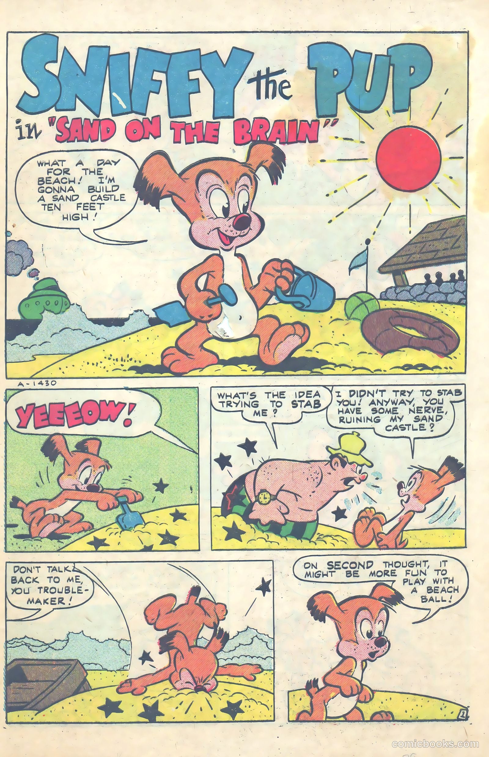 Sniffy the Pup #12 (1951) — page 30 of 38