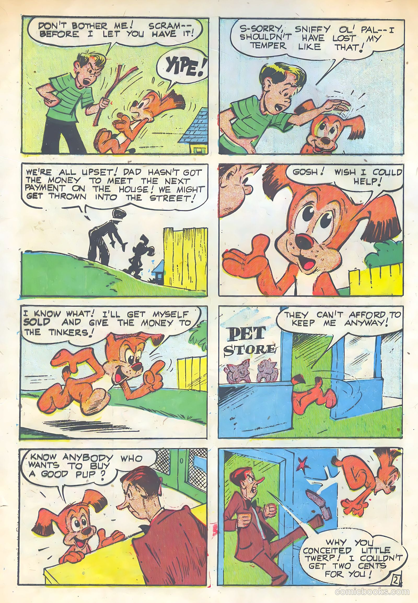 Sniffy the Pup #13 (1951) — page 4 of 36