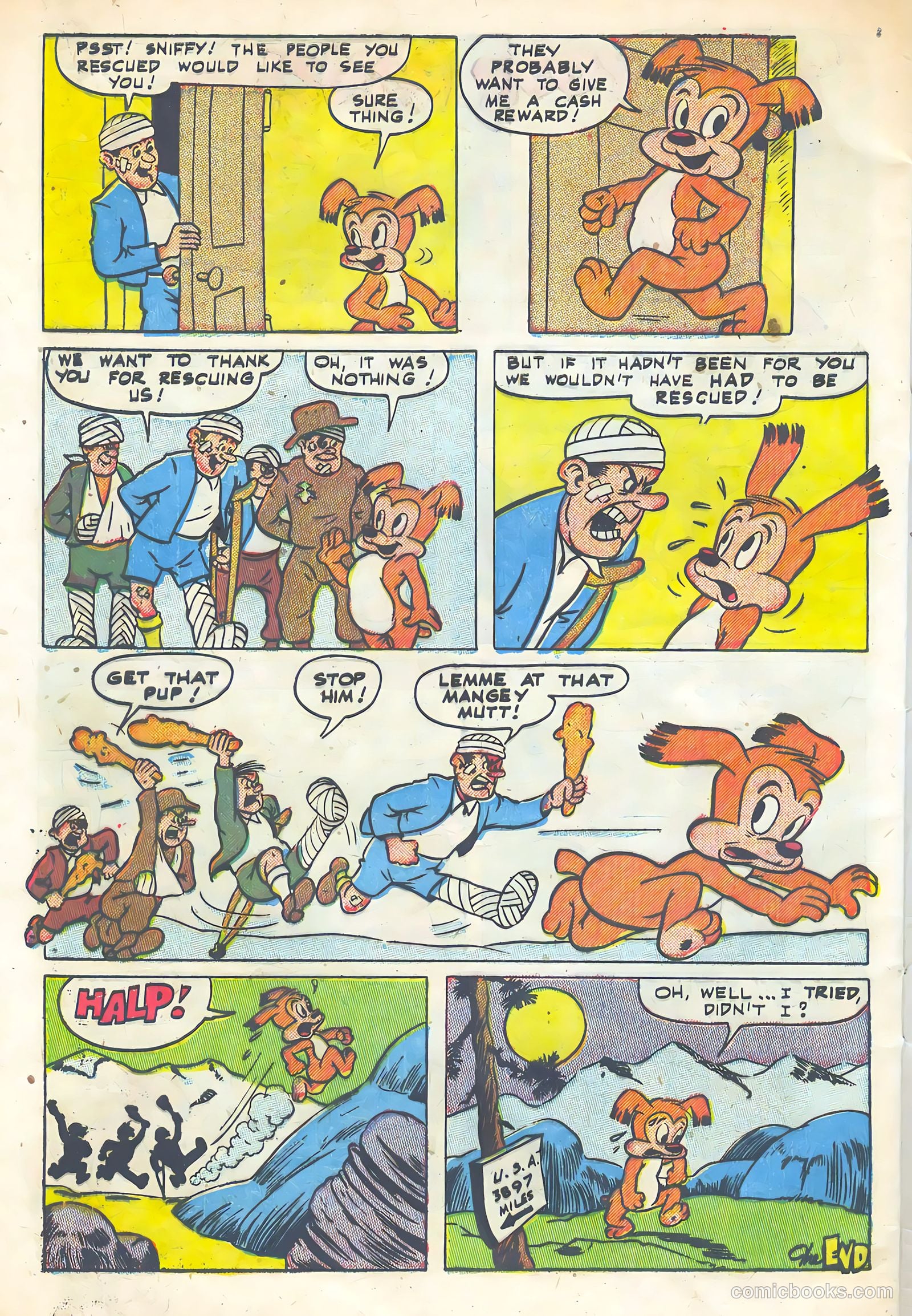 Sniffy the Pup #13 (1951) — page 32 of 36