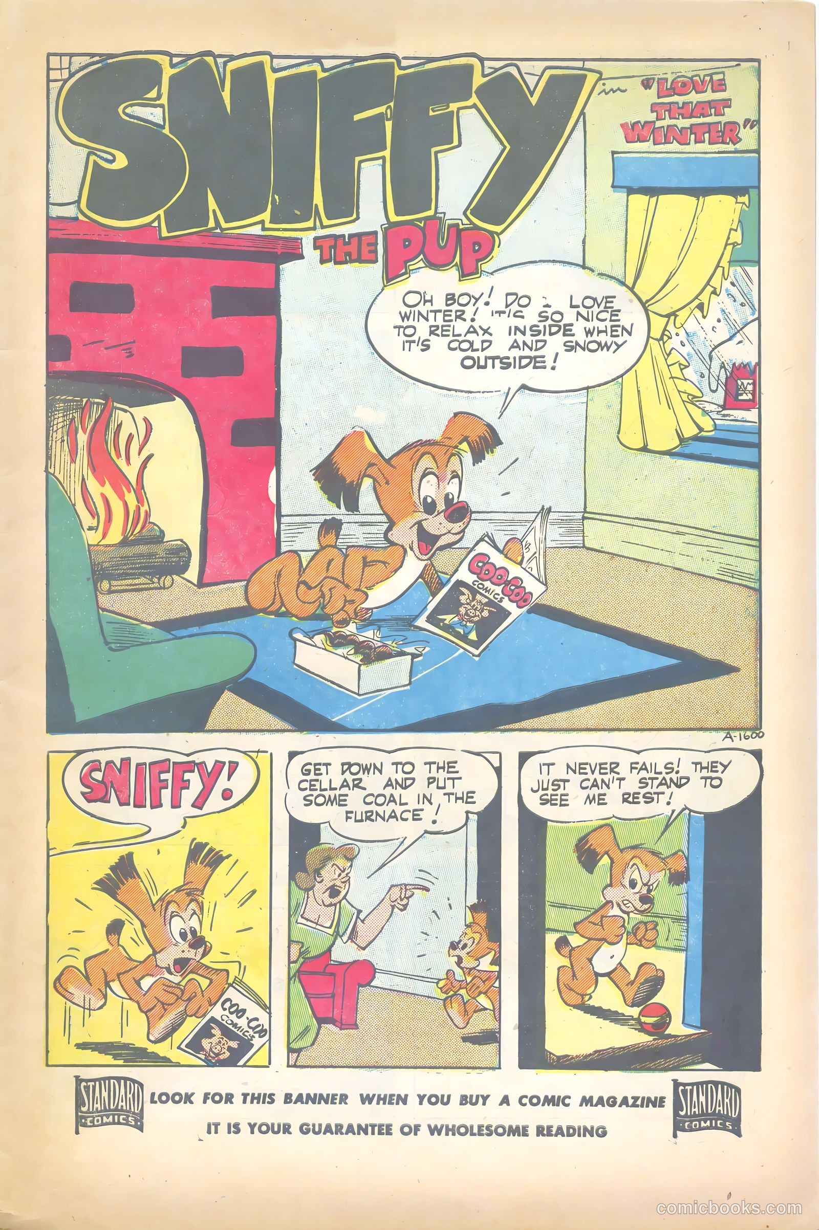 Sniffy the Pup #14 (1952) — page 3 of 36