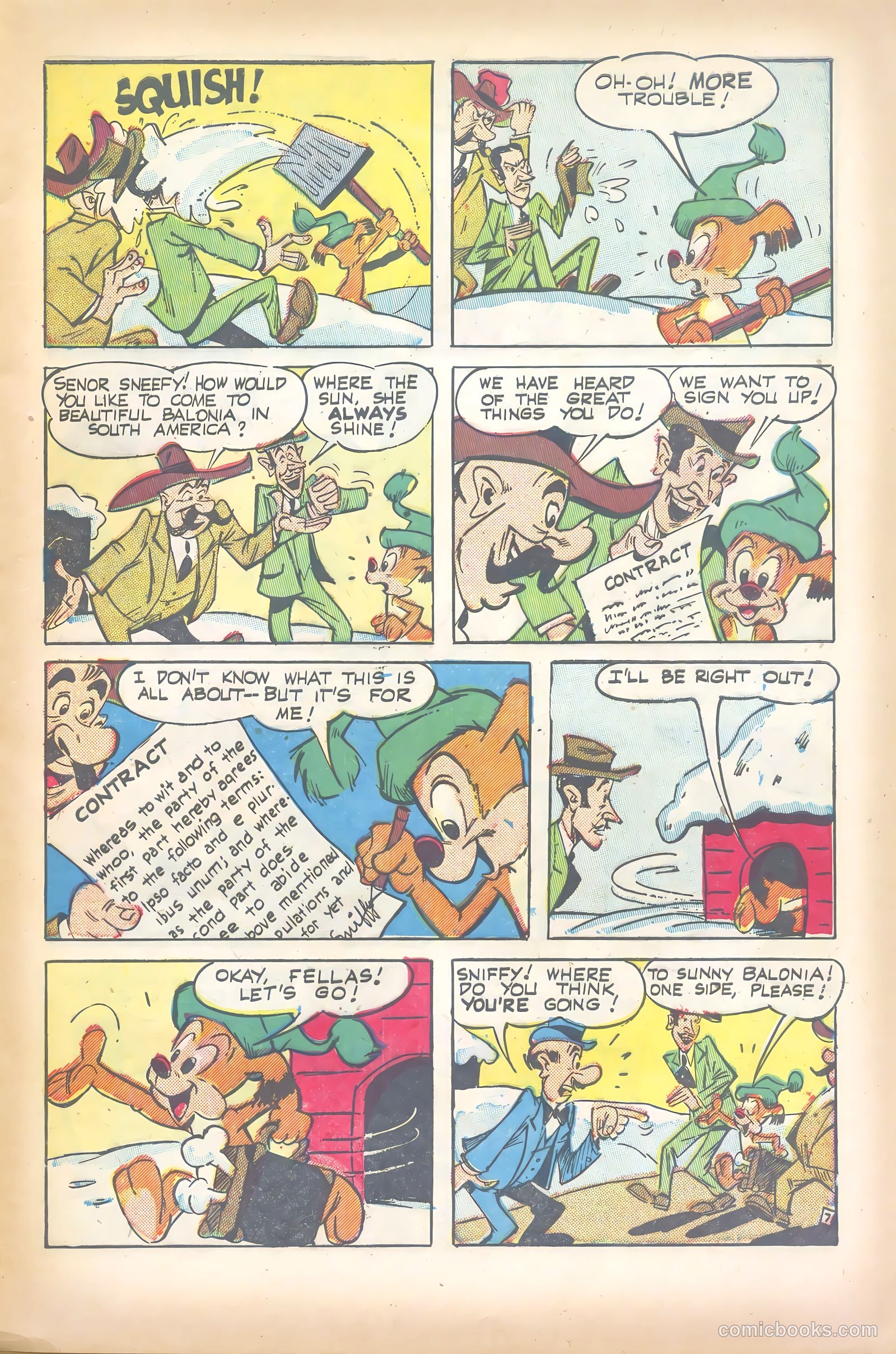 Sniffy the Pup #14 (1952) — page 9 of 36