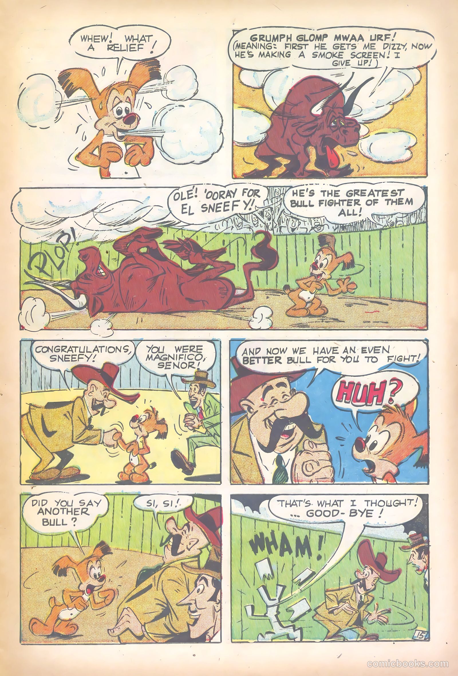 Sniffy the Pup #14 (1952) — page 17 of 36
