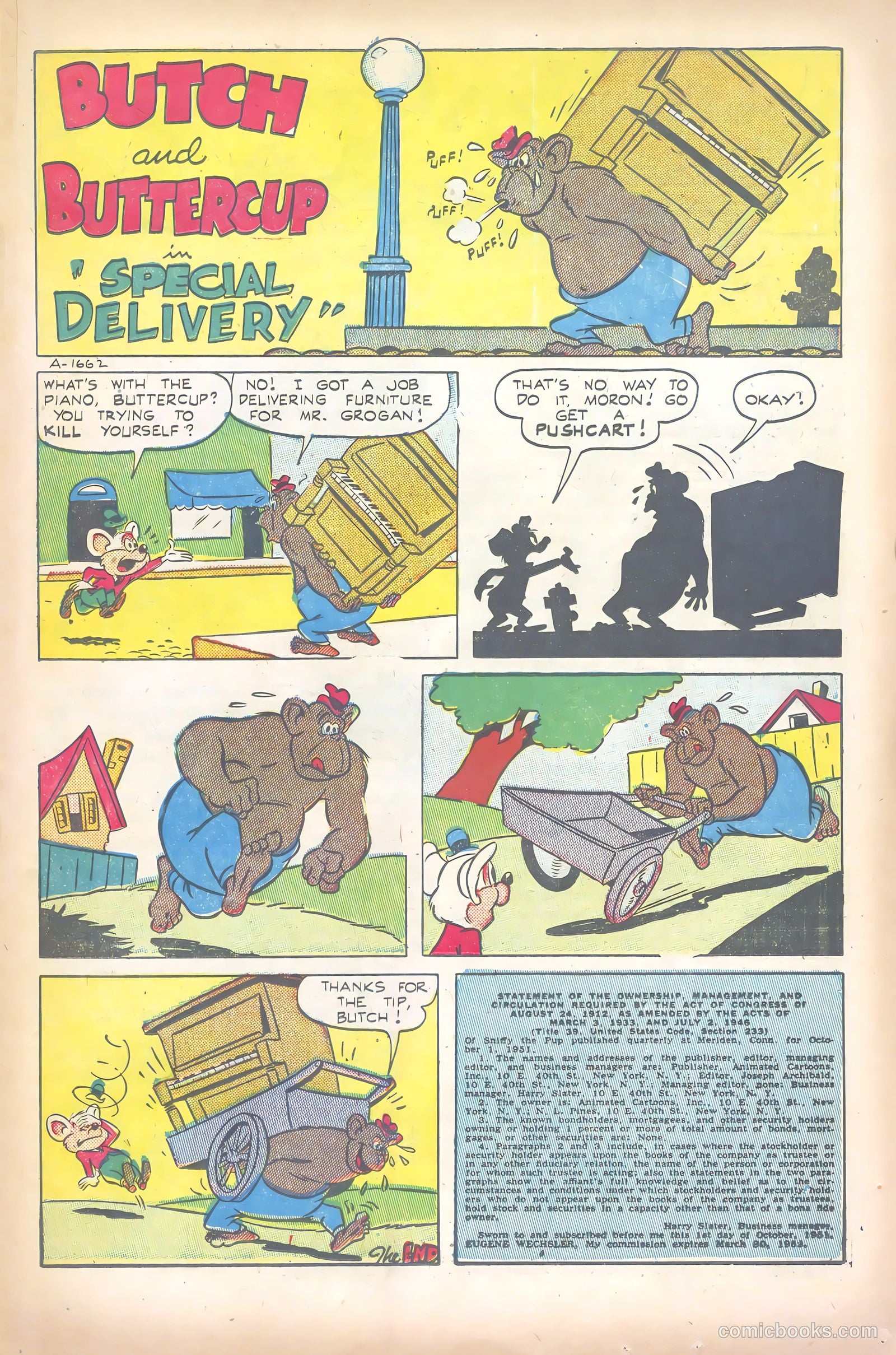 Sniffy the Pup #14 (1952) — page 19 of 36