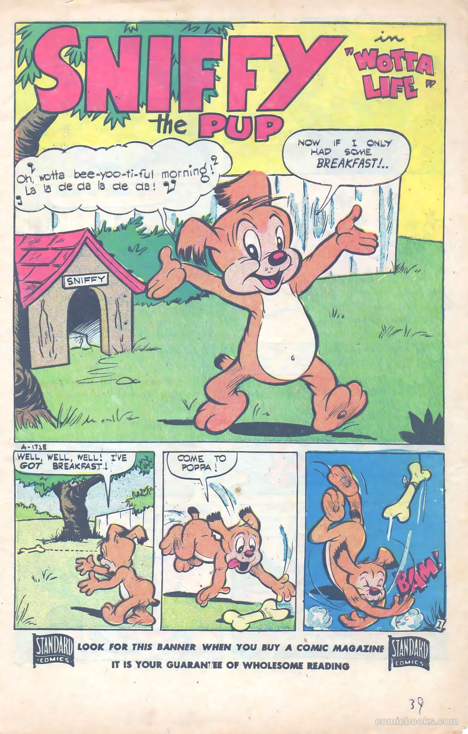 Sniffy the Pup #15 (1952) — page 3 of 36