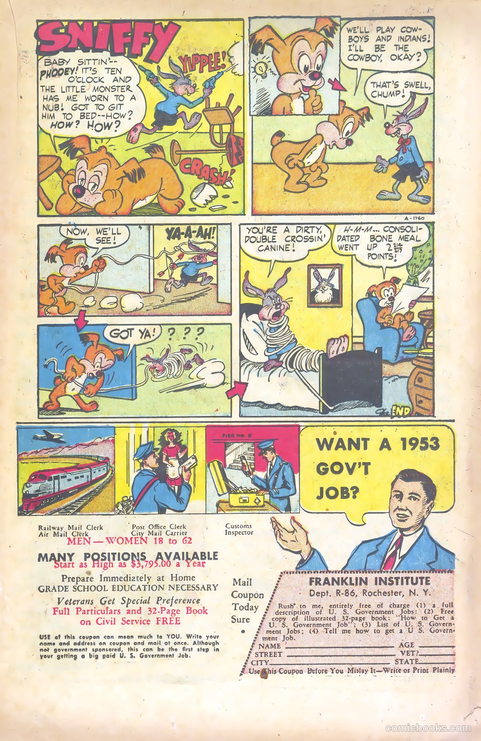 Sniffy the Pup #16 (1953) — page 19 of 36