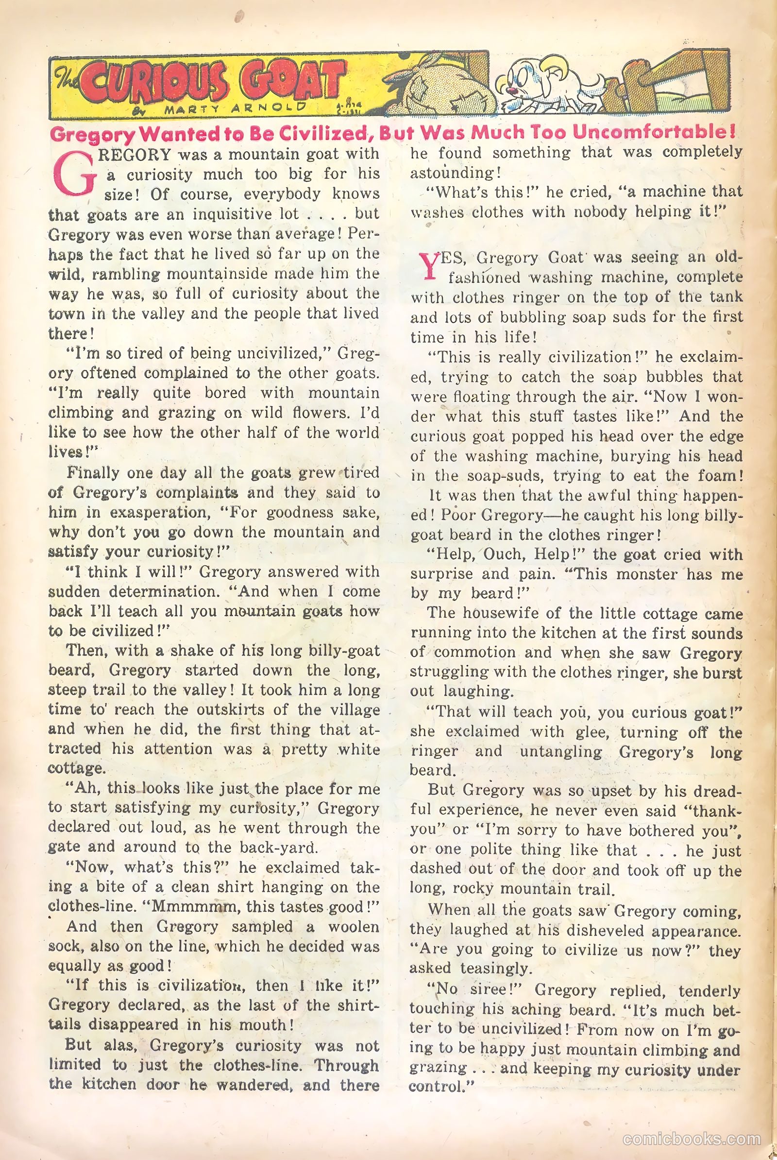 Sniffy the Pup #16 (1953) — page 28 of 36