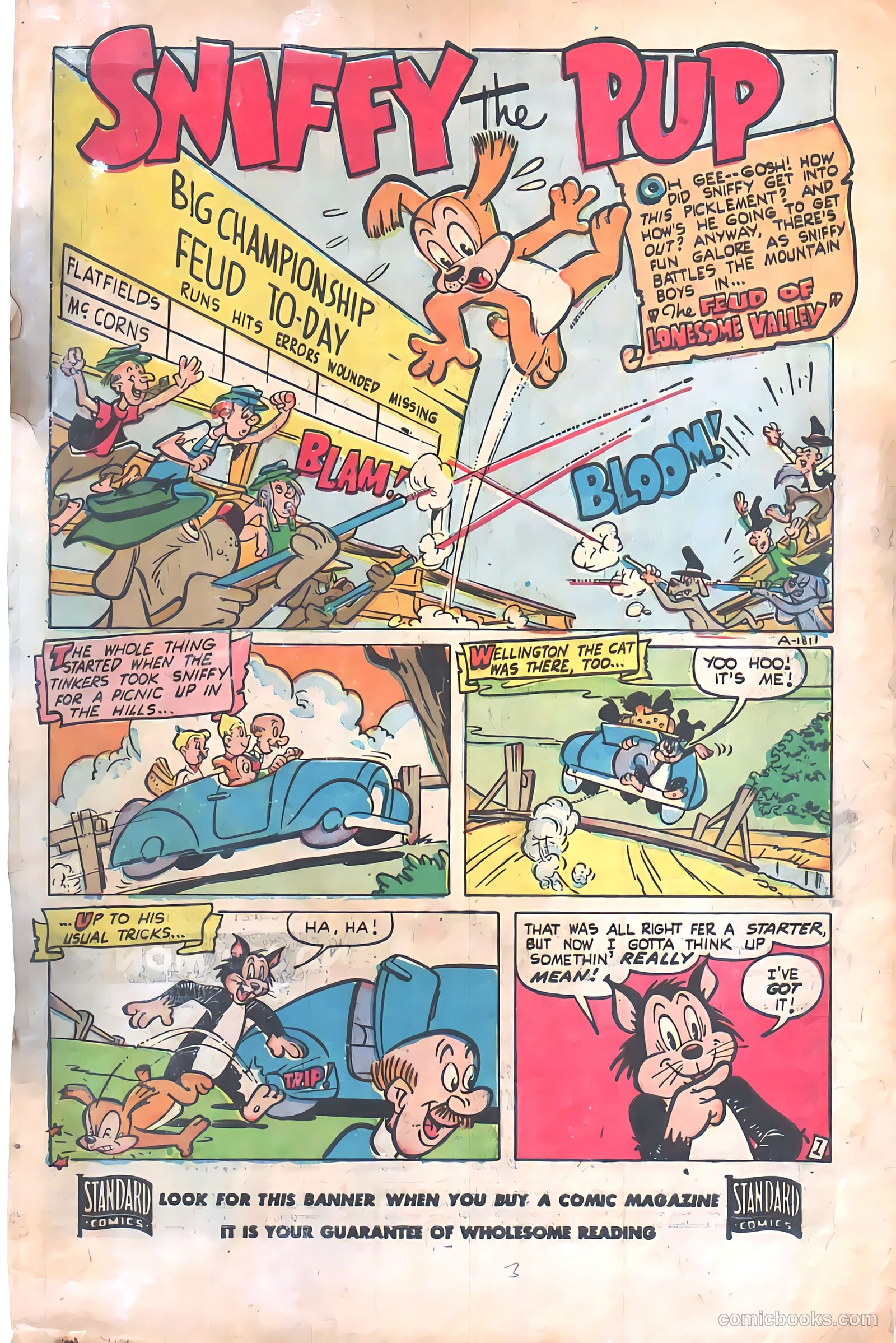 Sniffy the Pup #17 (1953) — page 3 of 36
